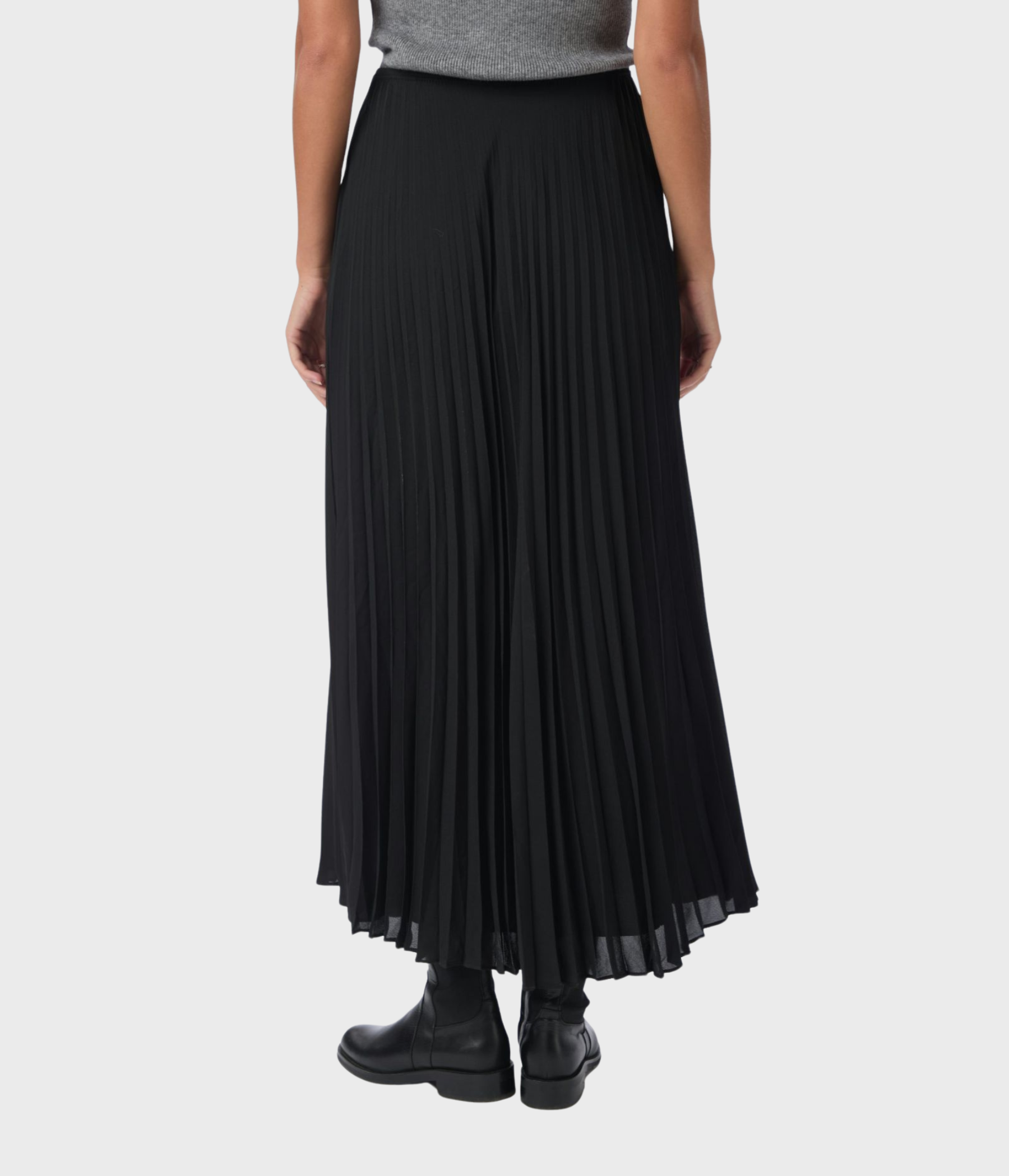 Boni Simple Plisse Skirt (100 Black)