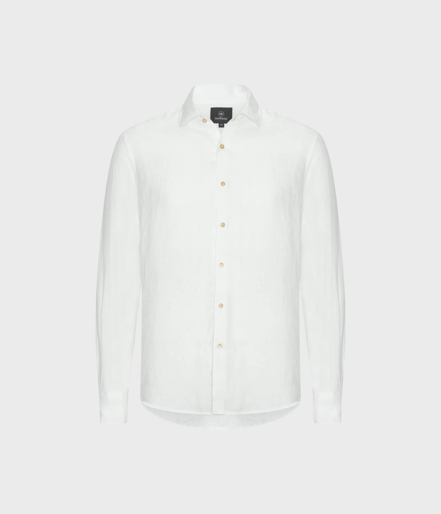 Linen Shirt. (Off White)