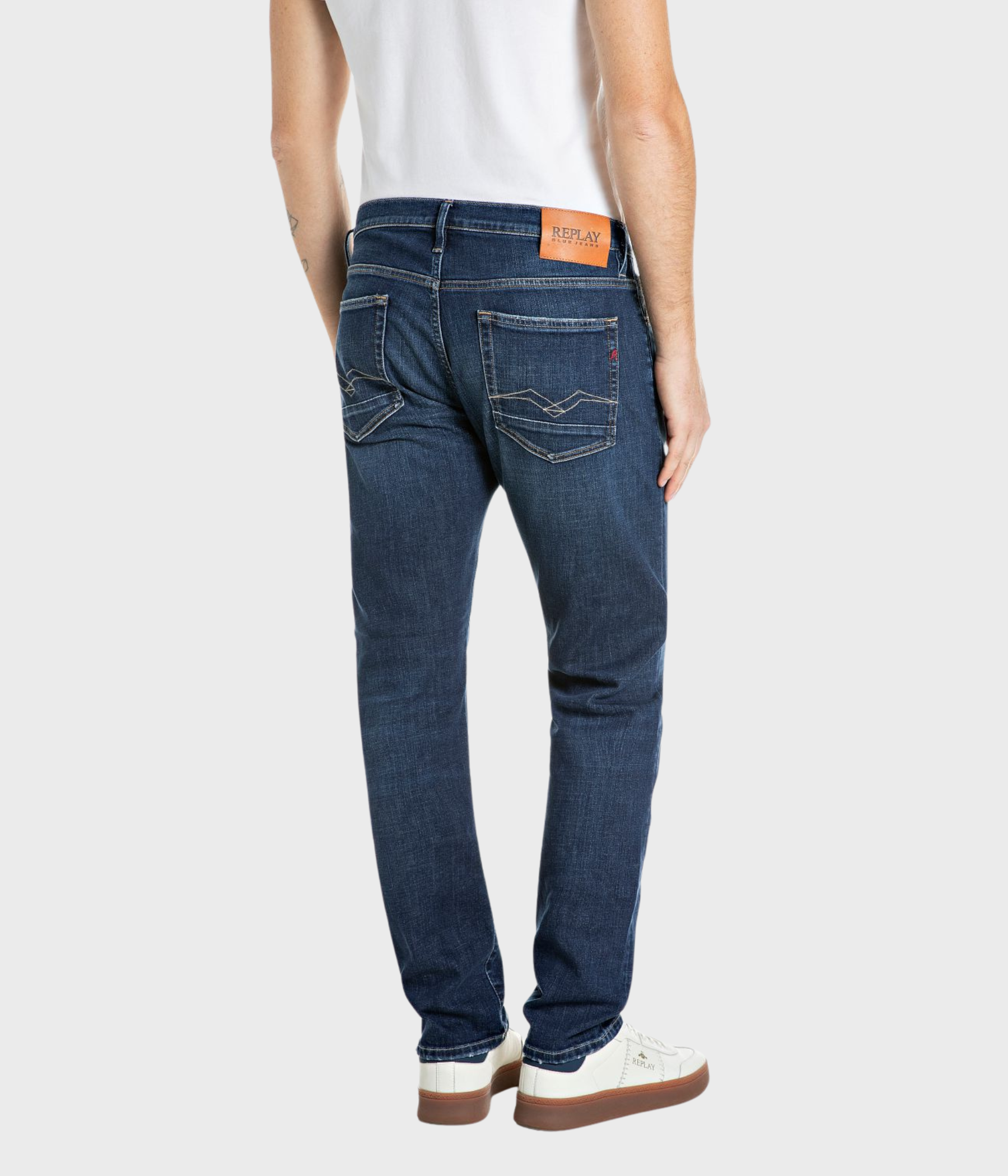 Trousers Aideen (C007 DARK BLUE dark enzymatic wash)