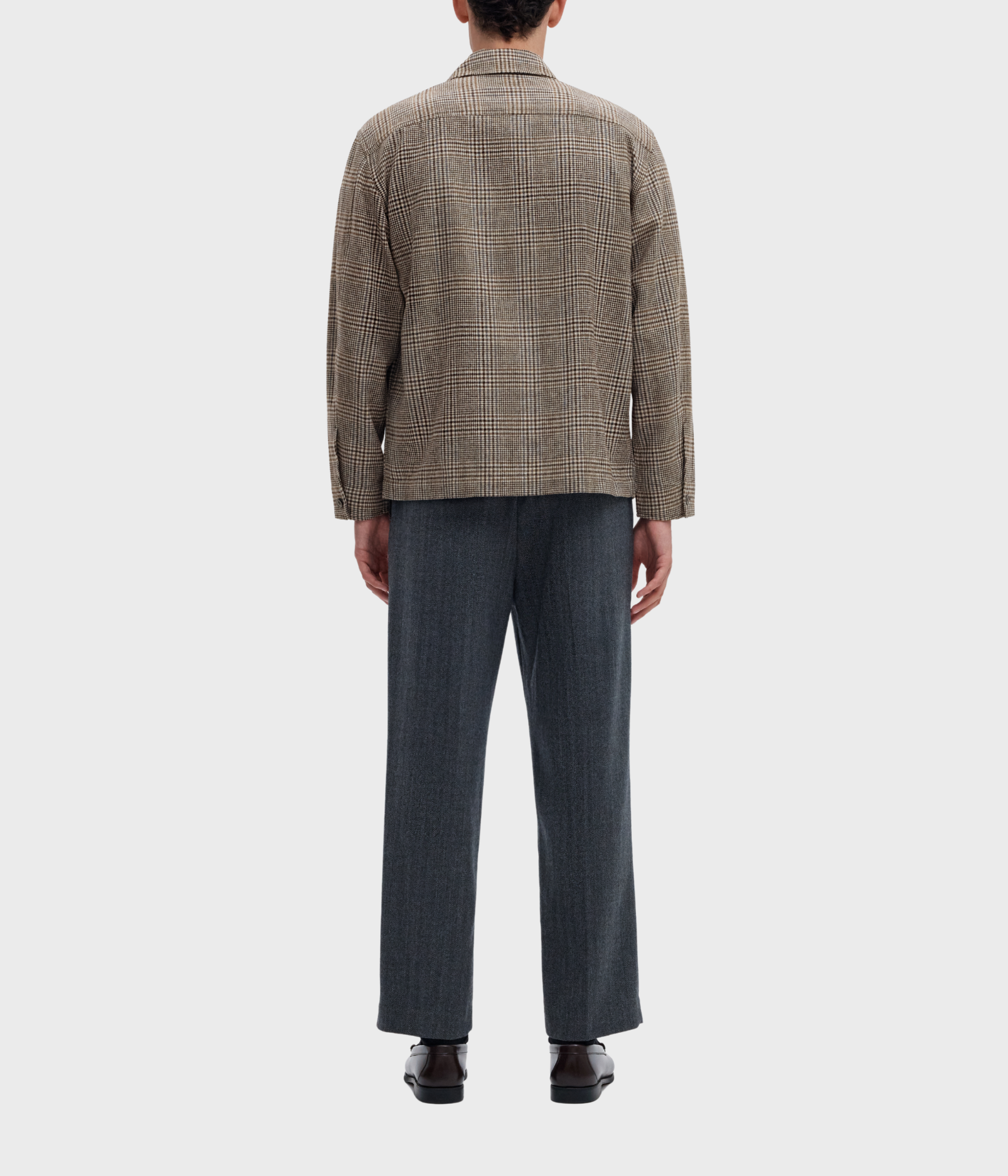 Slmrlxsvend Wt Check Wool Blend Light Os (Delicioso Checks:Mix)