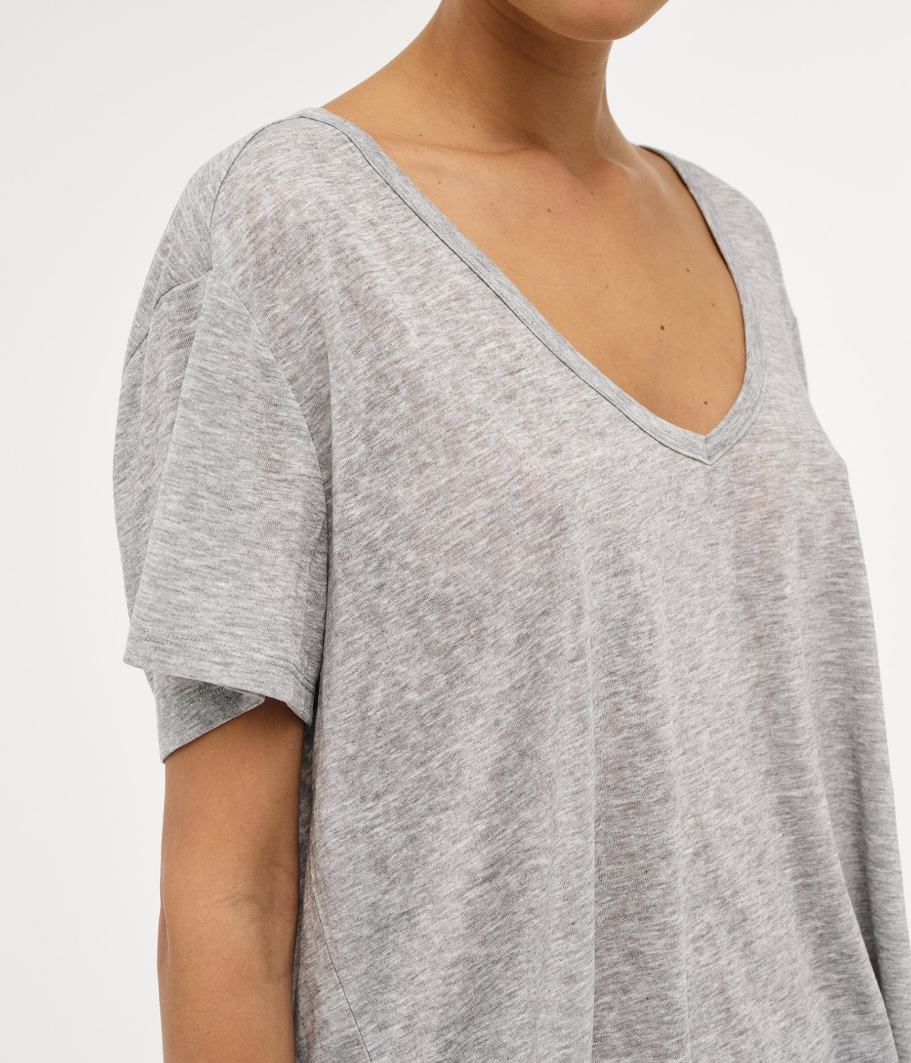 GIRLFRIEND DEEP V TE (050 GREY MARLE)