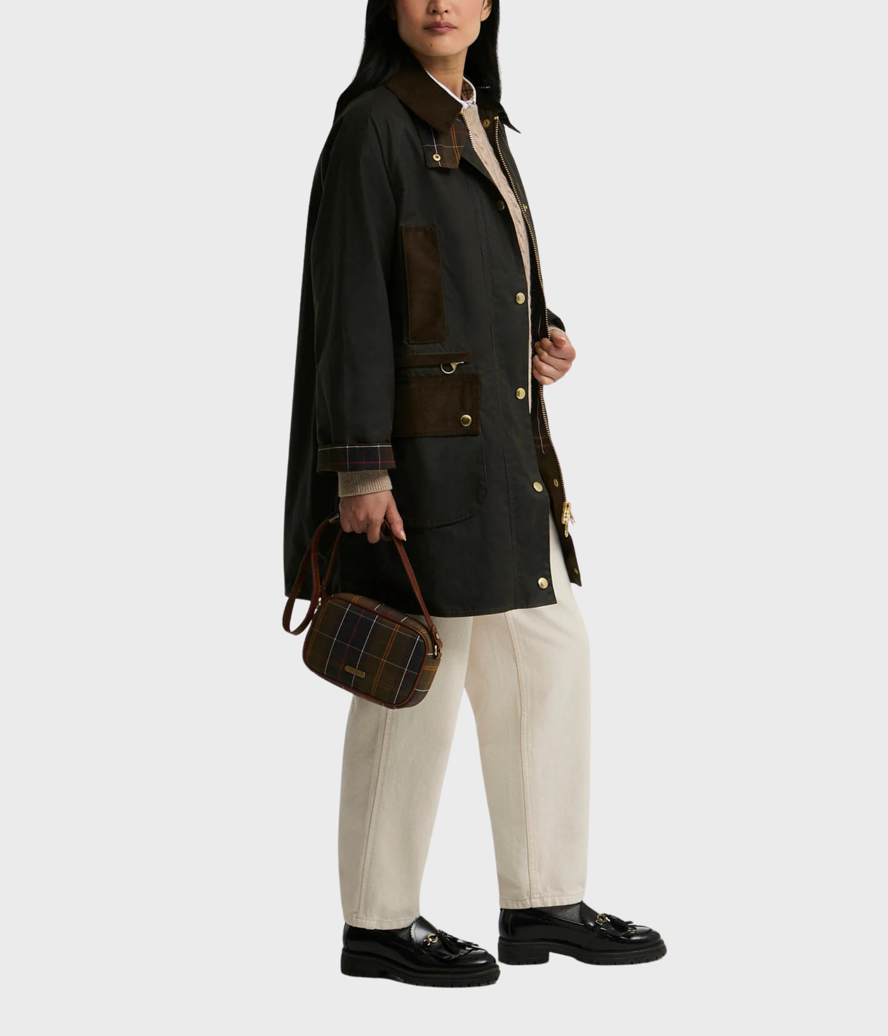 Barbour Icons Modern Beaufort Wax Jacket (OL71 Olive/Classic)