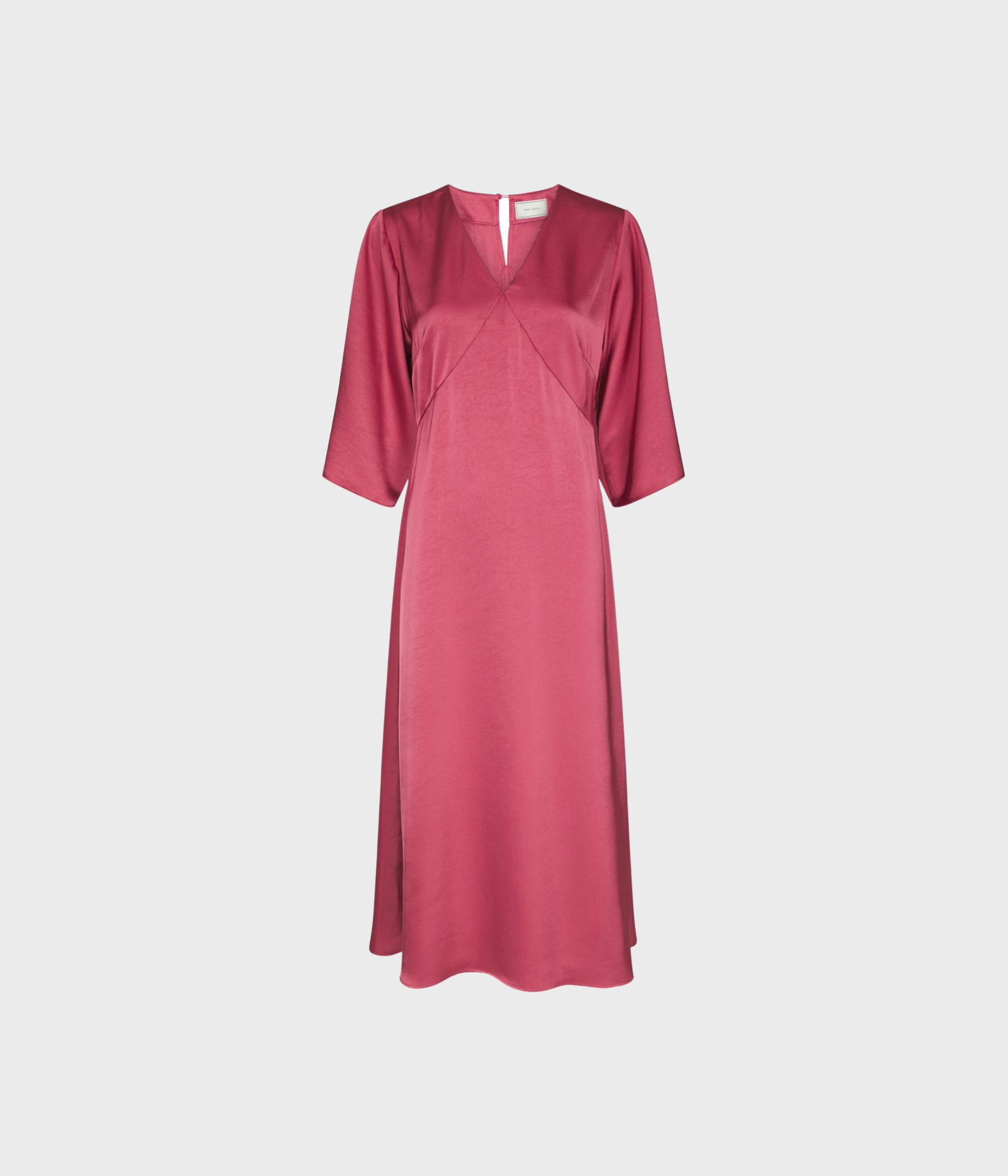 Remara Heavy Sateen Dress (430 Cherry Pink)