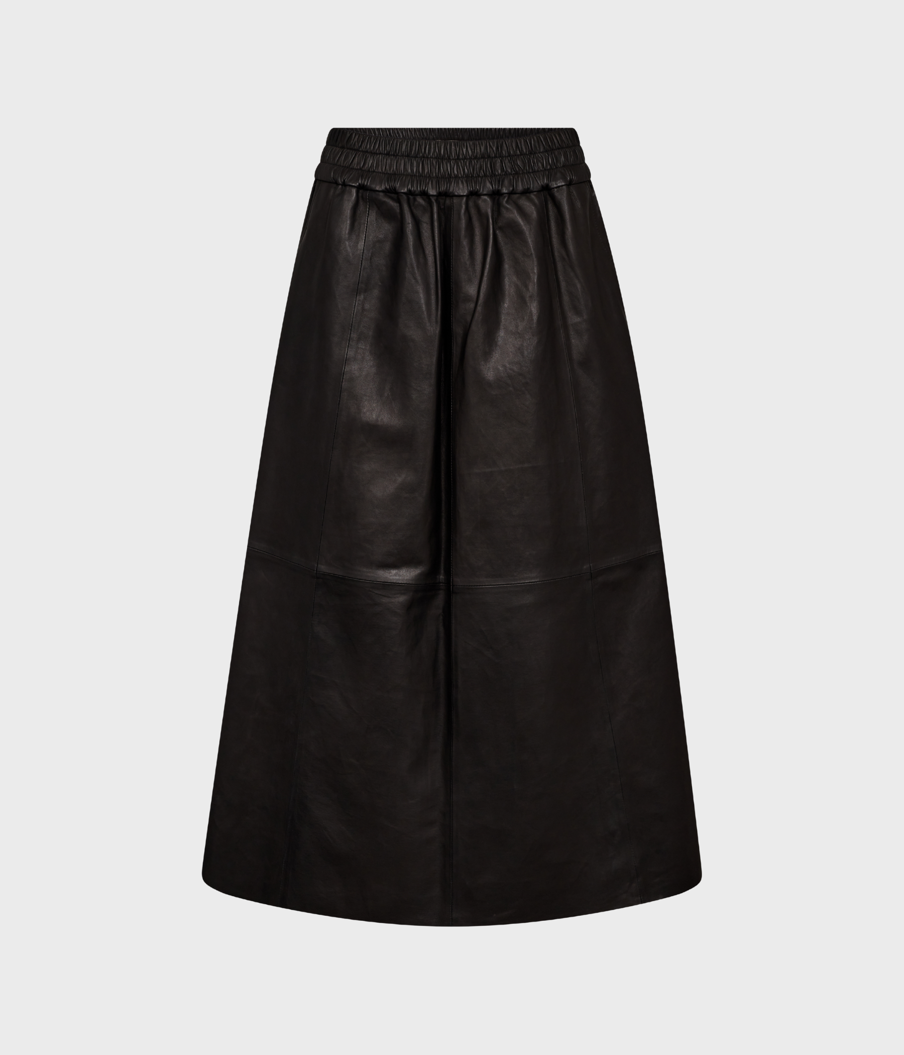 Mmdeena Leather Skirt (801 Black)
