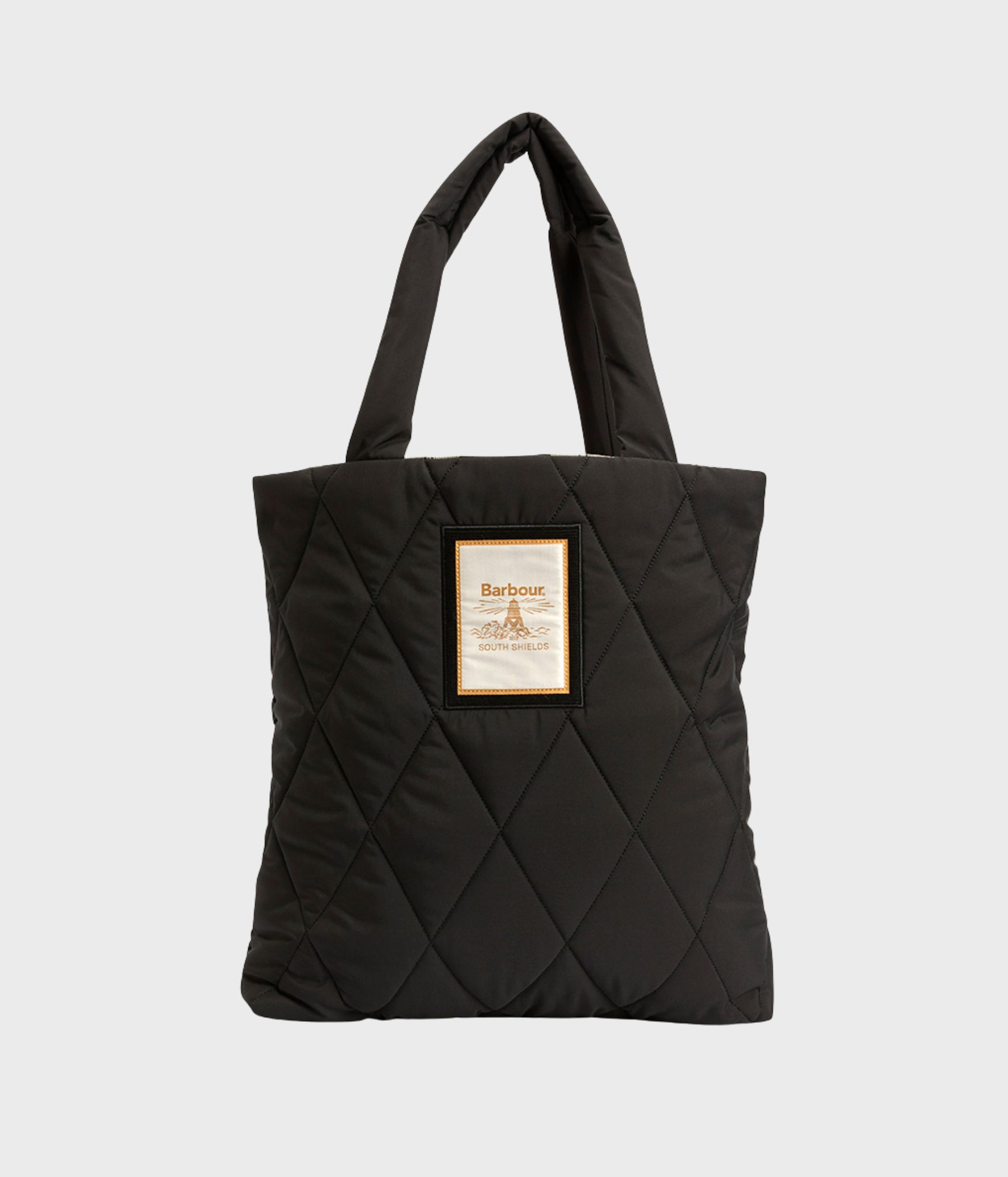 Barbour Mariah Quilted Tote Bag (BK31 Black/classic)