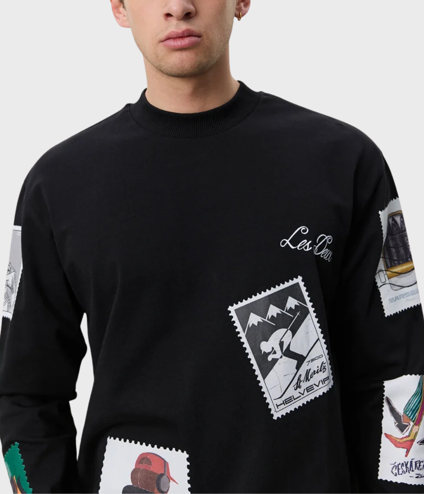 Stamp Ls T-Shirt (100 Black)