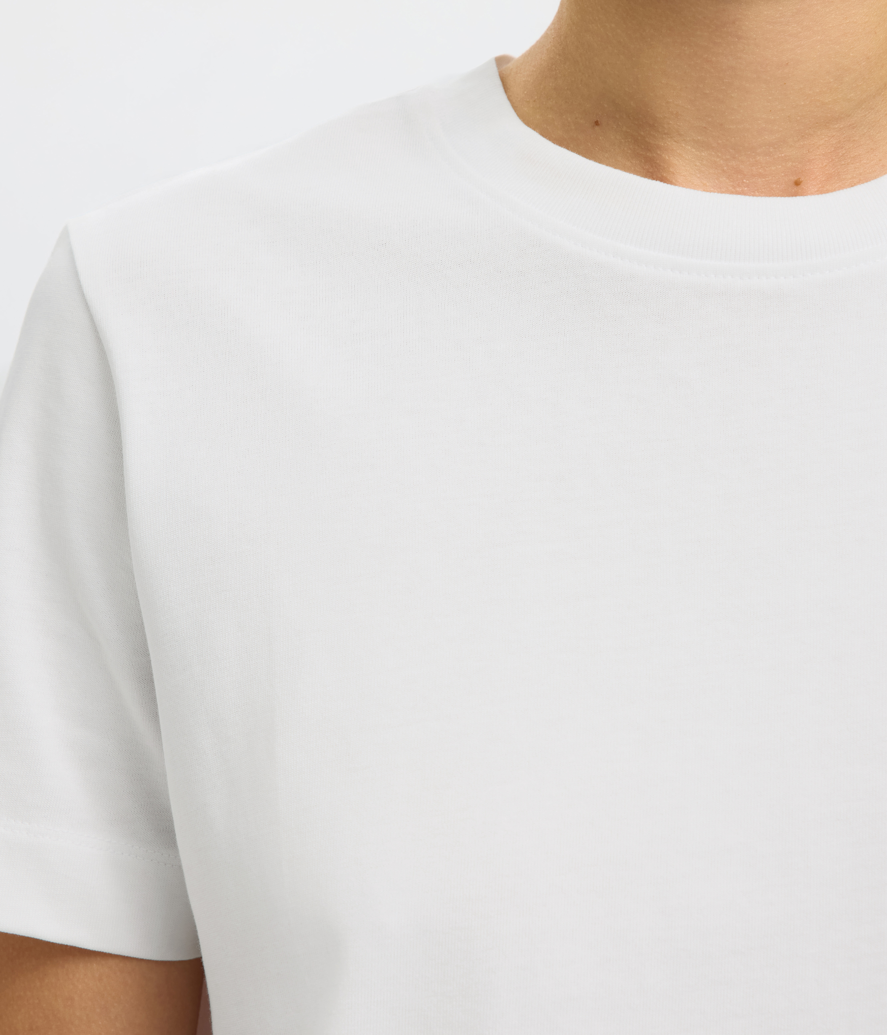 SLFESSENTIAL SS BOXY TEE NOOS (bright white) - D.O. Design Only