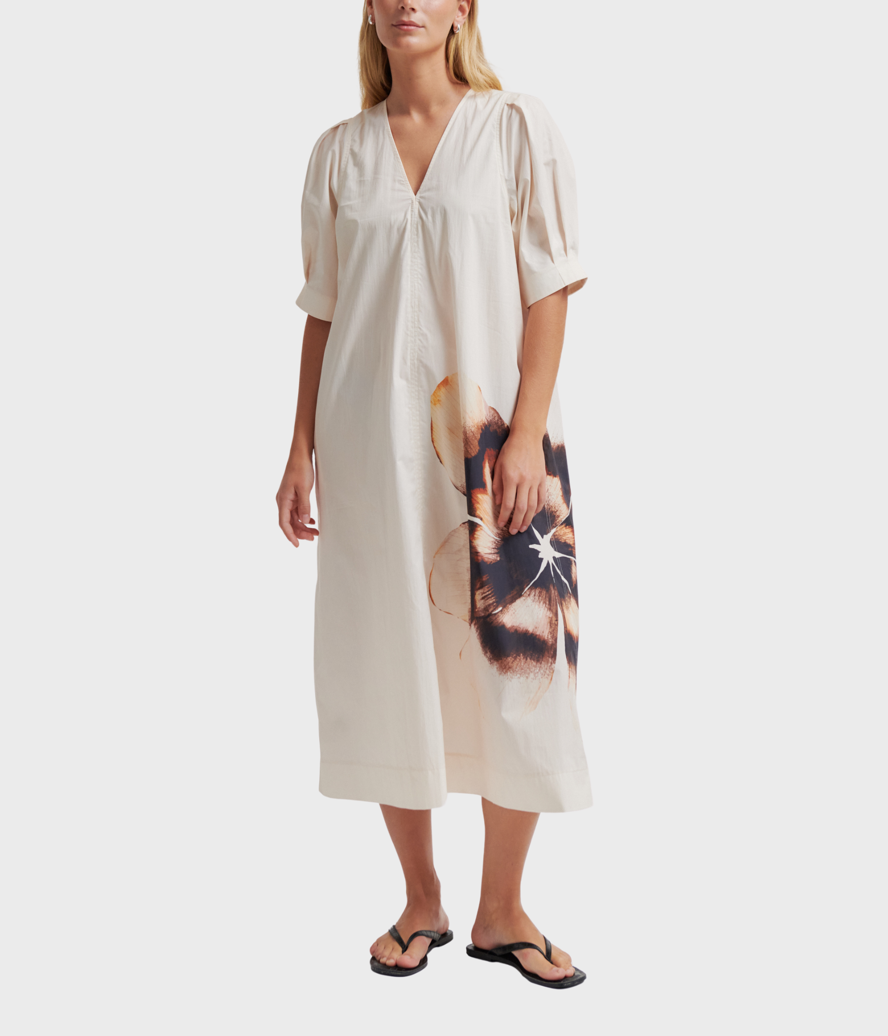 Adrienna Maxi Dress (1015 Eggnog) - D.O. Design Only