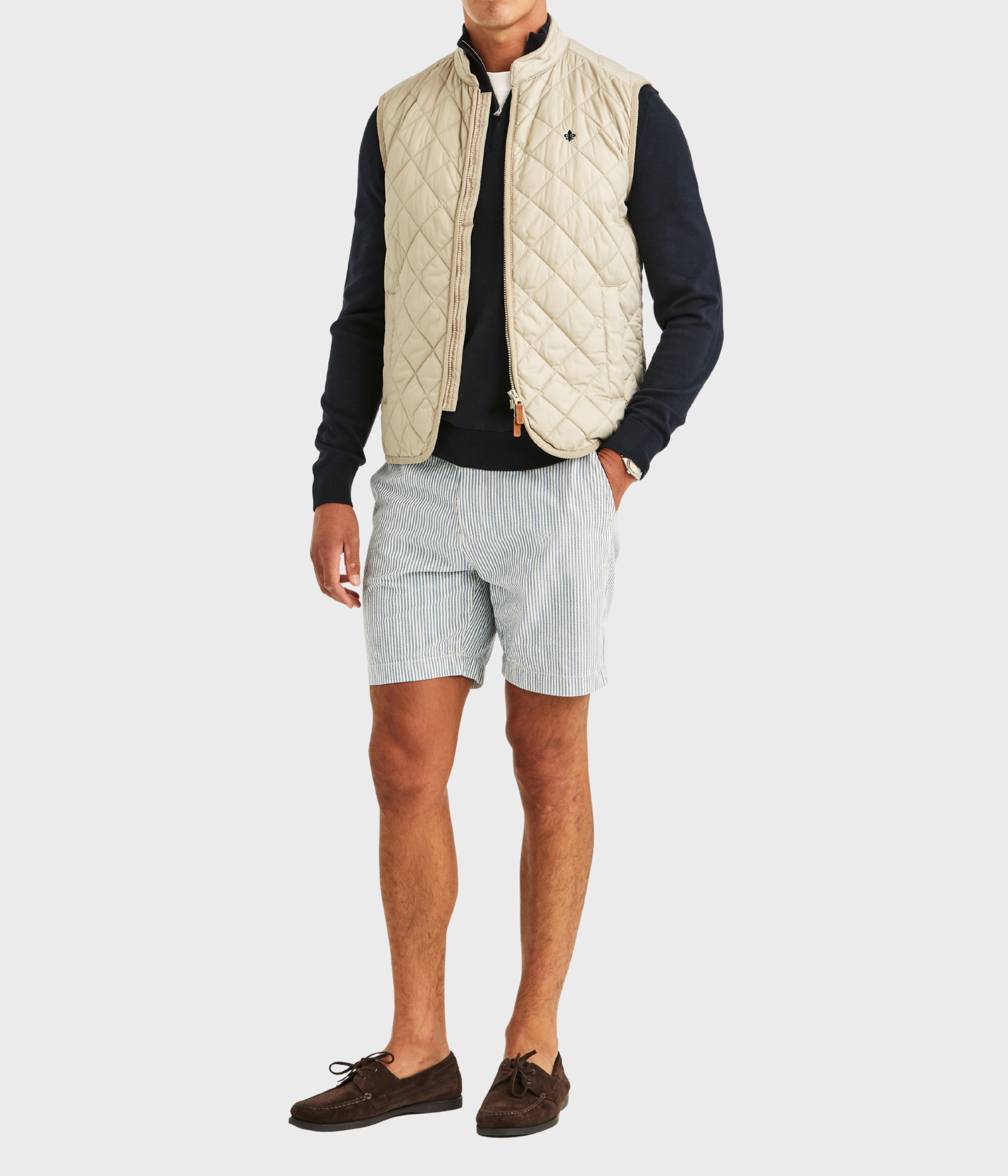 Teddy Quilted Vest. (05 Khaki)