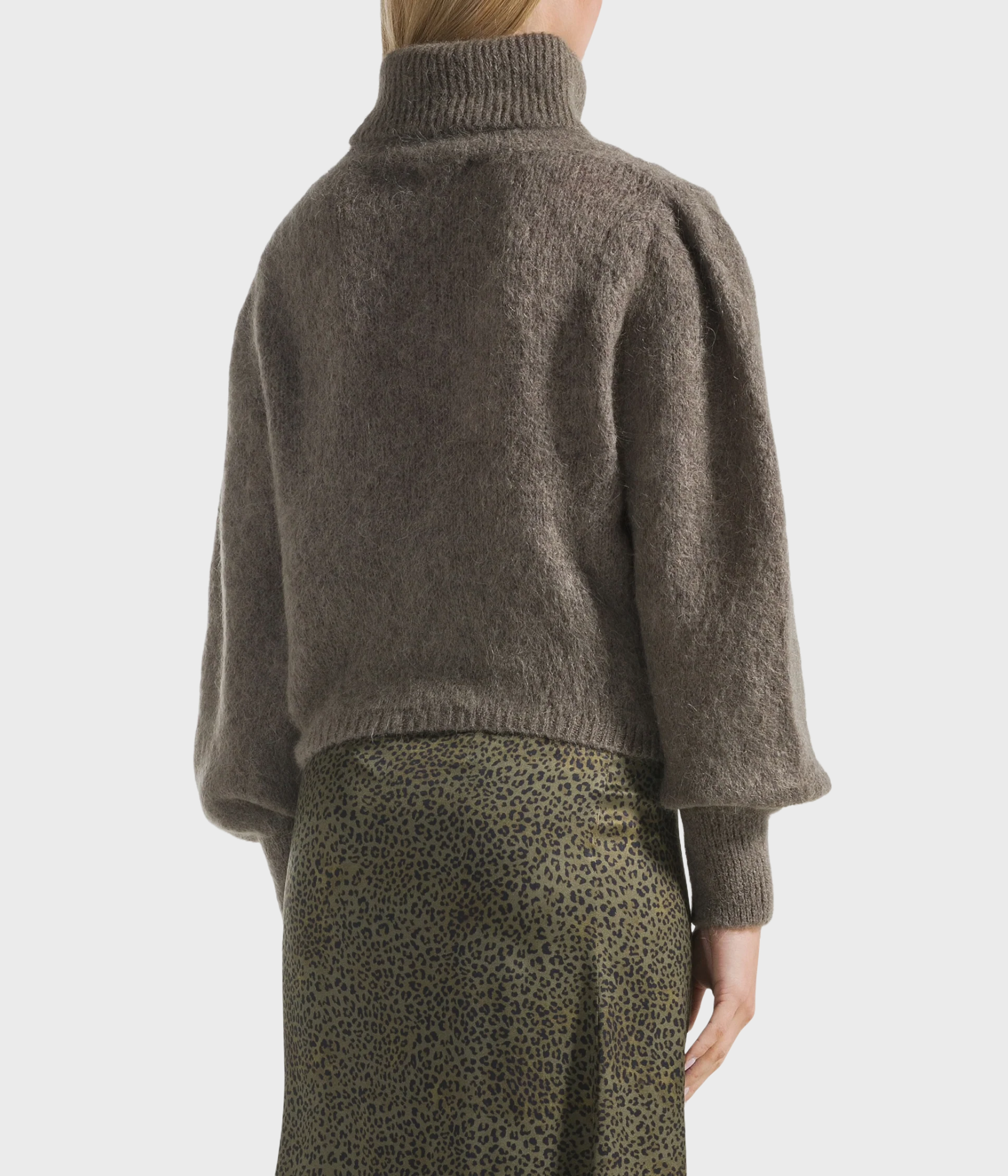 Piro Rollneck Alpaca Long Sleeves (Dark Taupe)