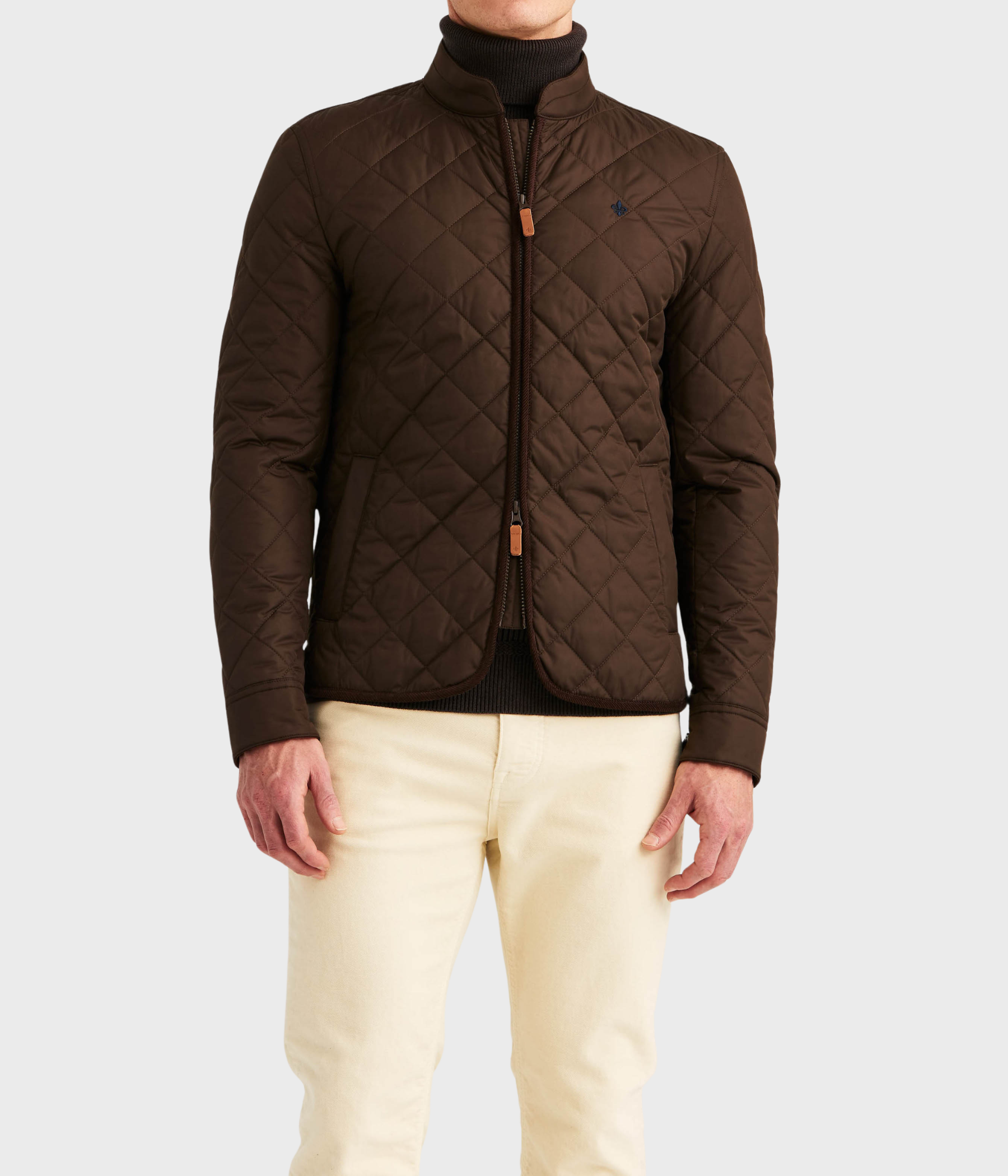 Teddy Quilted Jacket. (88 Brown)