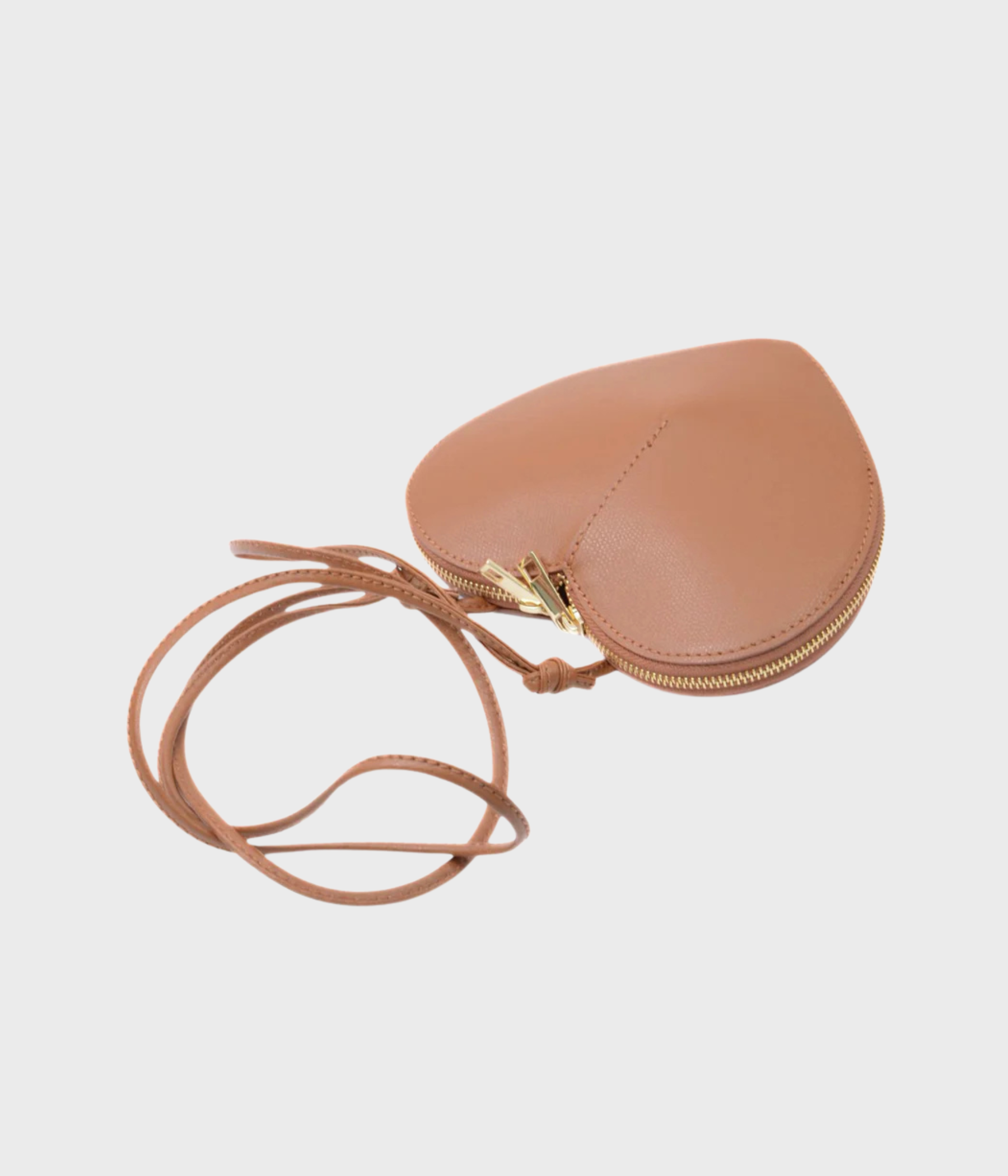 Heart Bag (Camel  (Saffiano (Cuoio)))