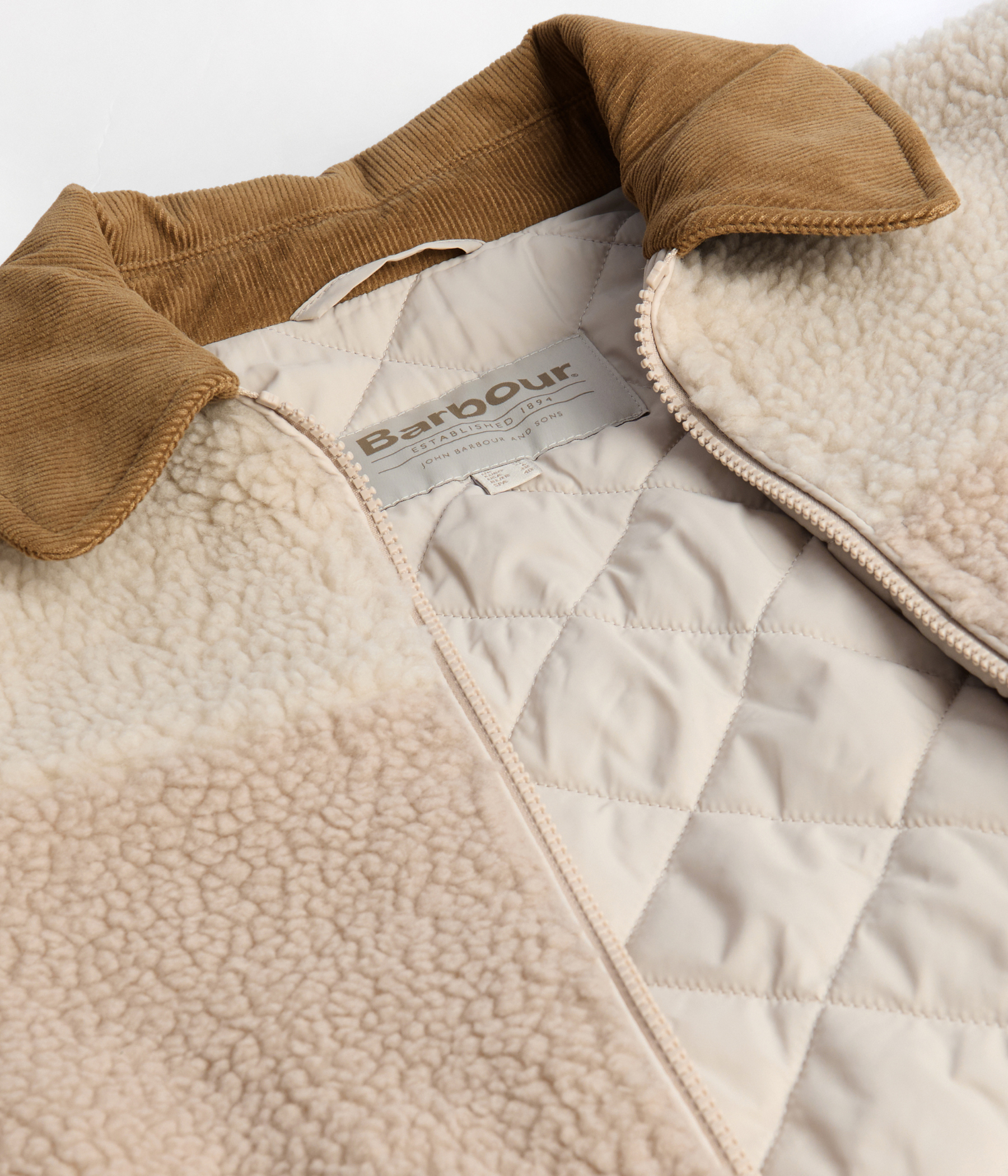 Barbour Malena Fleece (BE11 Natural/ecru)