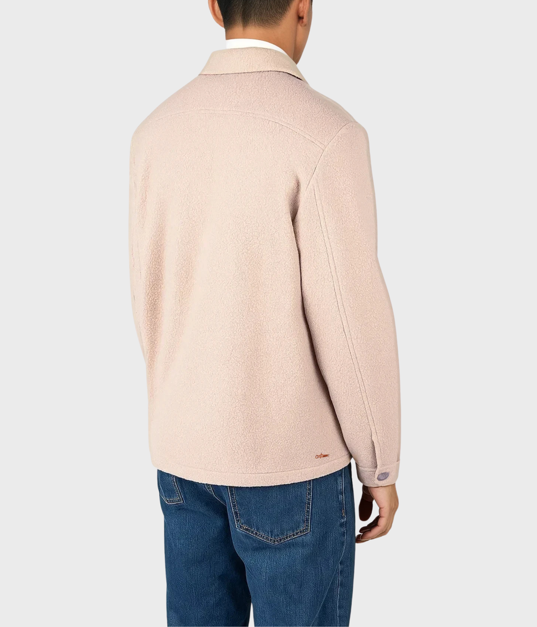 Fred Boucle Overshirt (053 Moonlight beige)