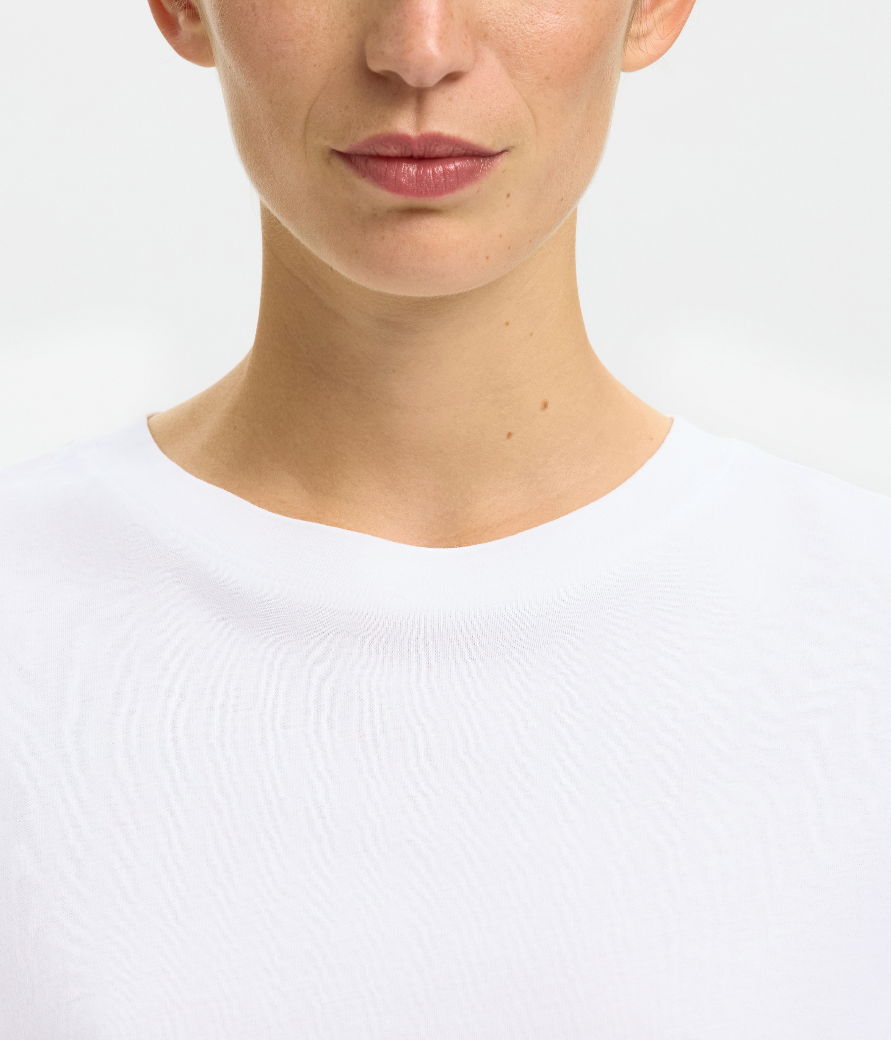 SLFMYESSENTIAL SS O-NECK TEE NOOS (bright white)