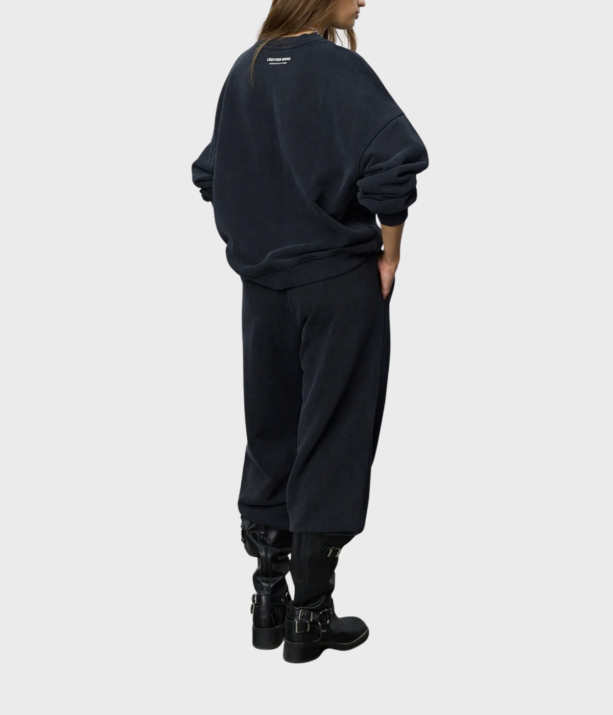 Parossw Oversize Sweatshirt (1015 Washed black)