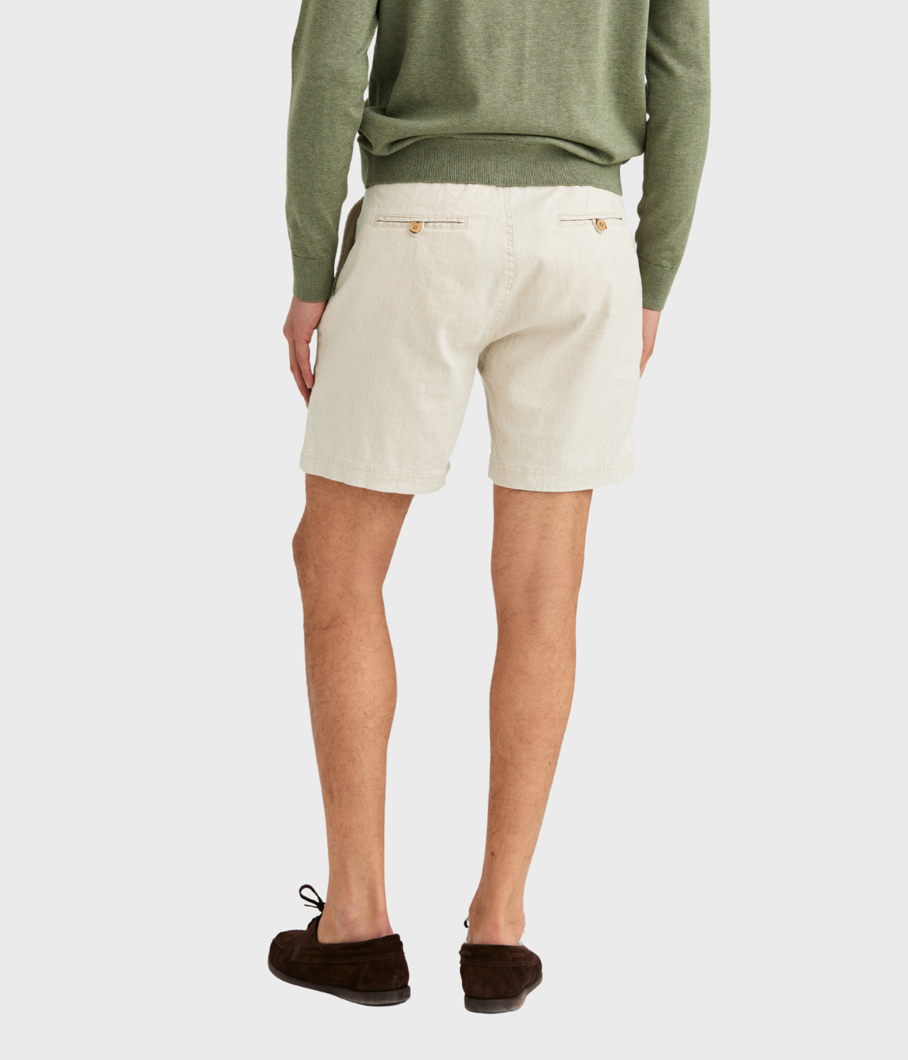 Fenix Linen Shorts (04 Off white)