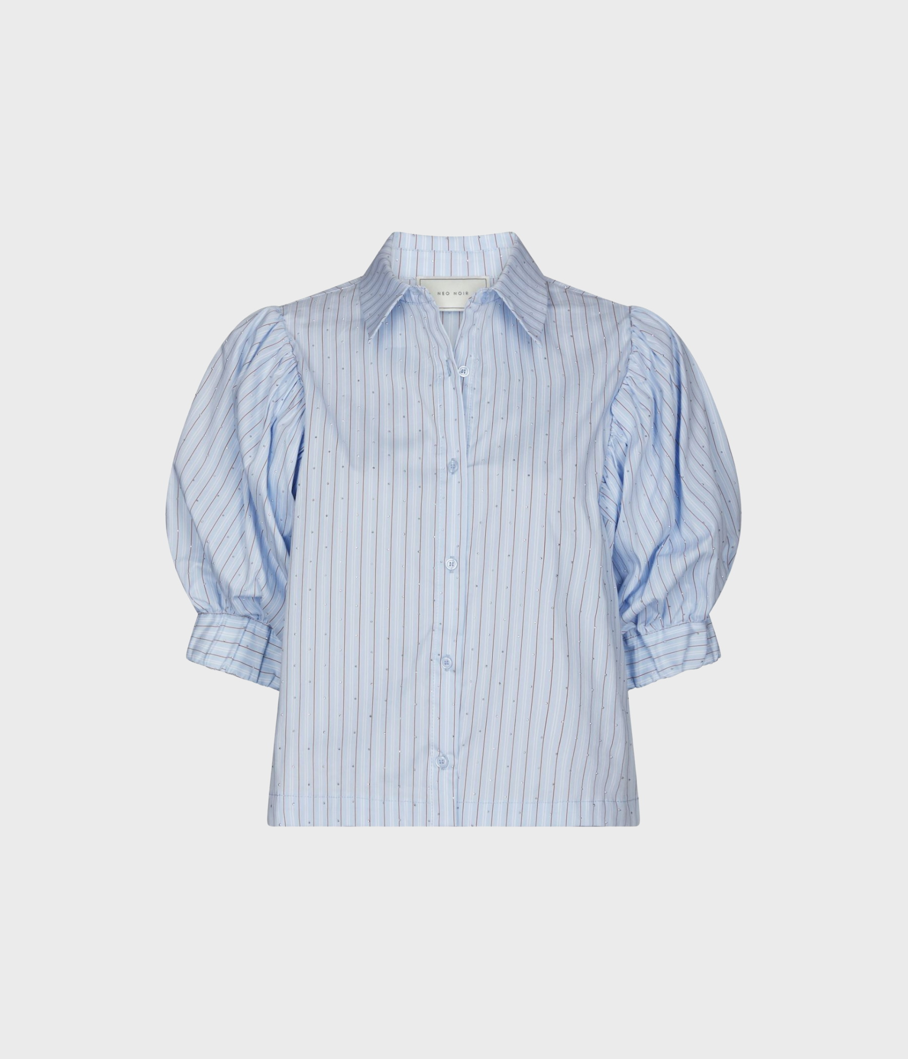Etta Stripe Stone Shirt (145 Light Blue)