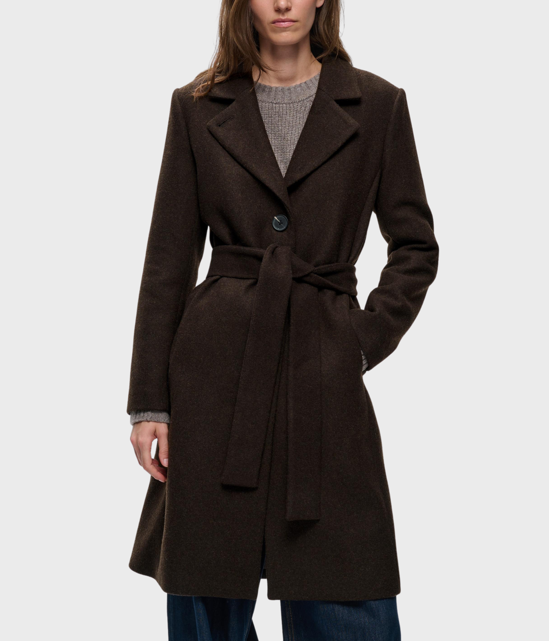 Zorahiw Classic Coat (191109 Chocolate Brown)
