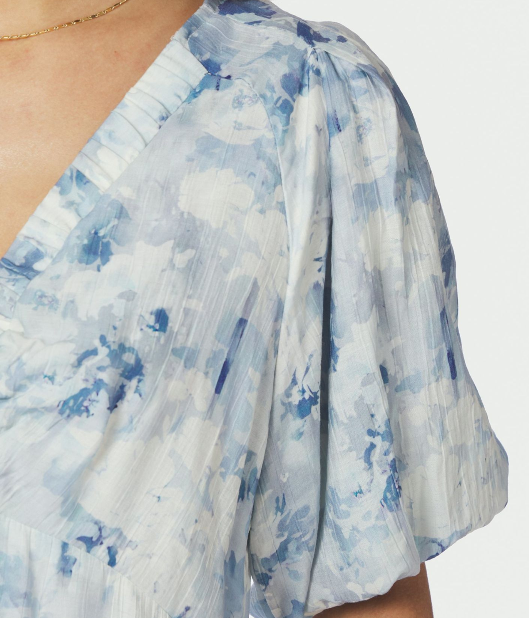Illana Floral Fusion Dress (140 Blue)
