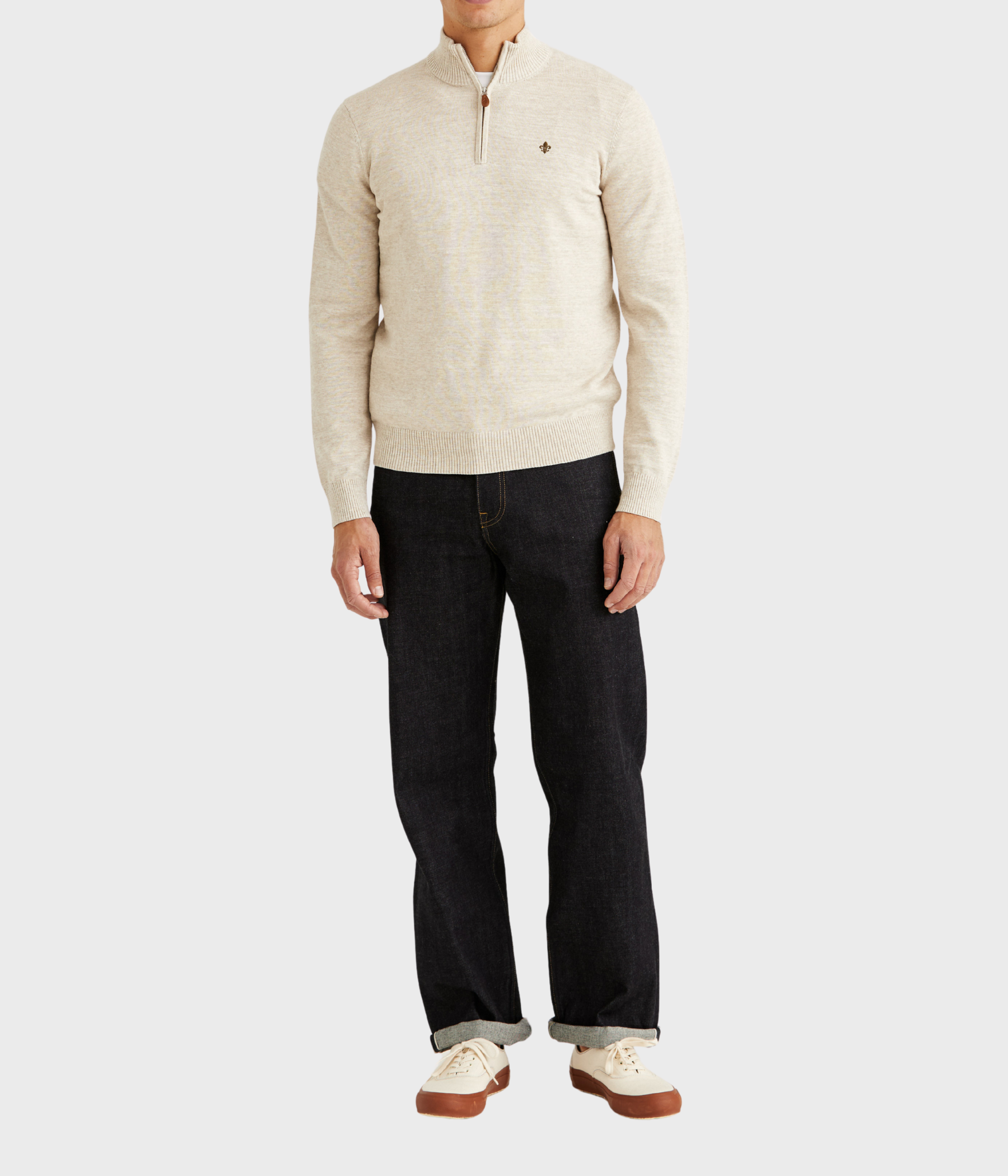 Randall Half Zip (06 Khaki)