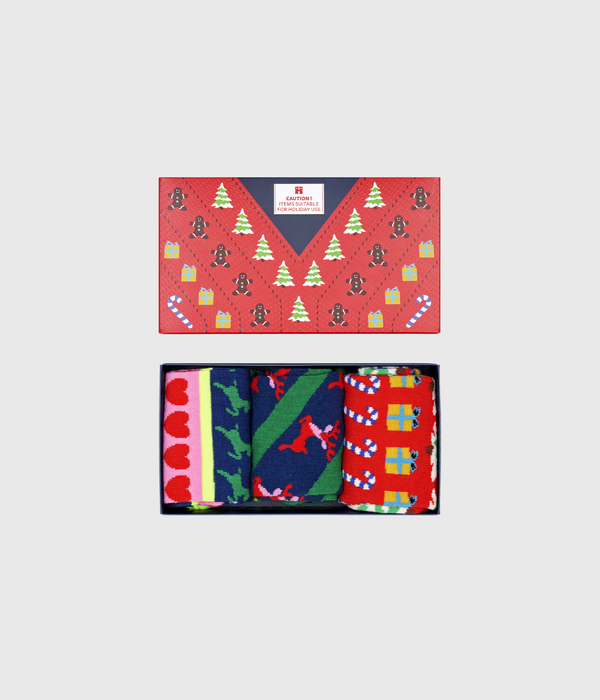 3-Pack X-Mas Sweater Socks Gift Set (4300)