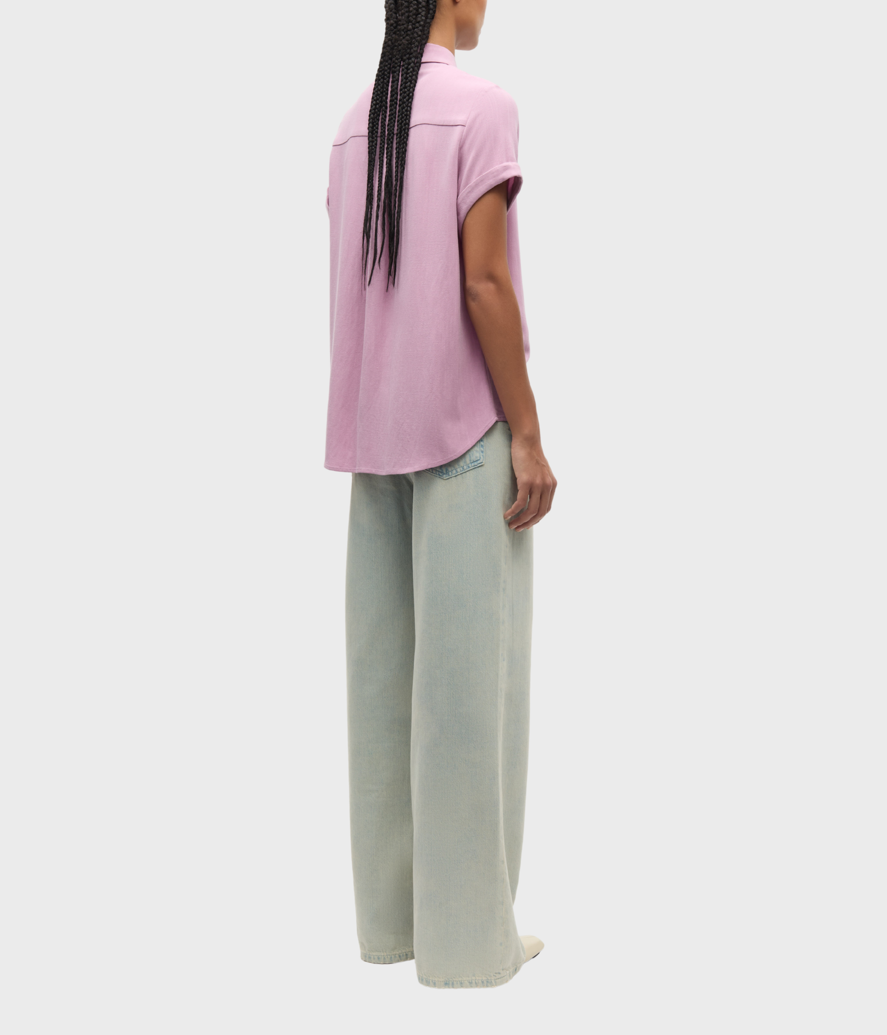 Samajana Ss Shirt 15938 (162107TCX Orchid Haze)