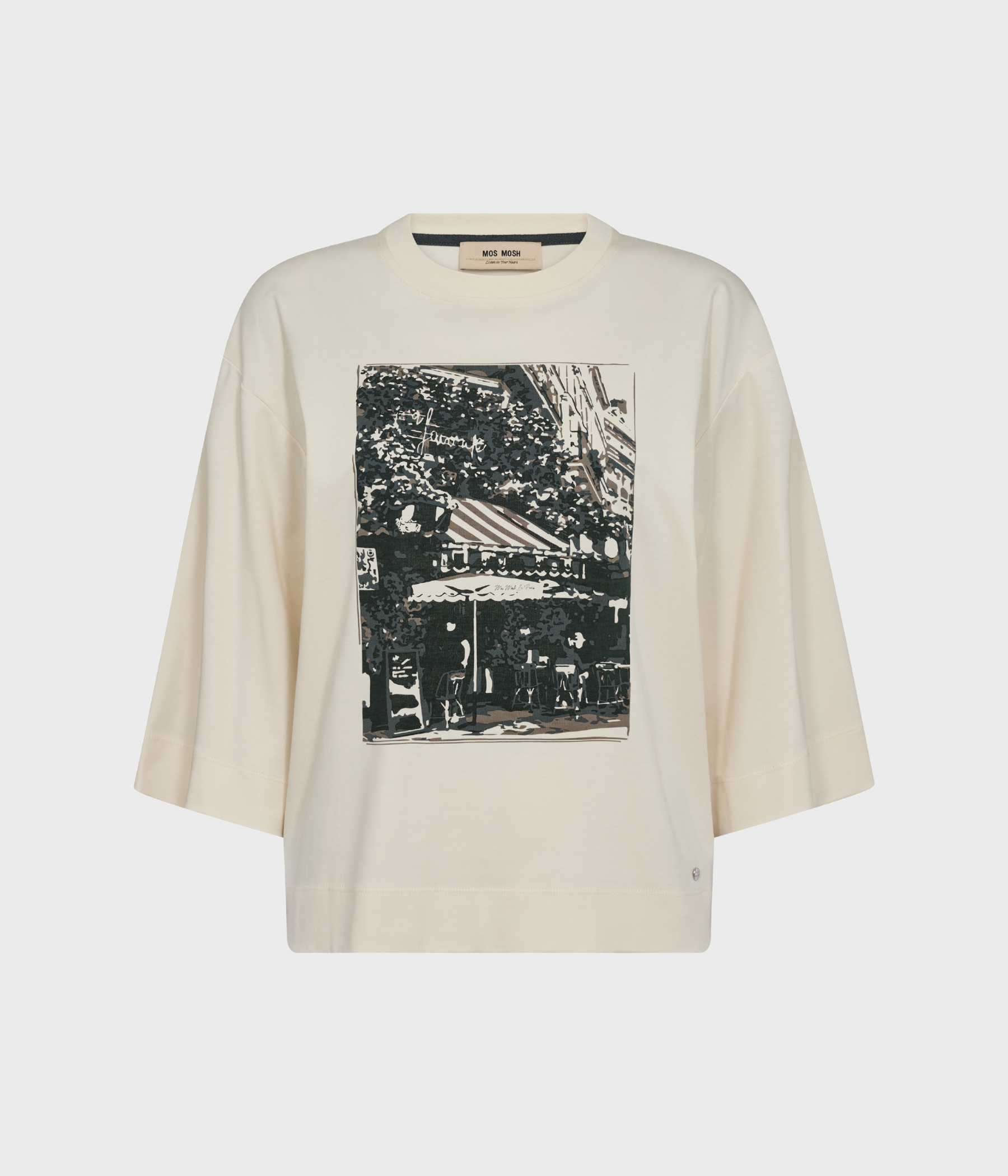 Mmsalmo O-3/4 Sleeve Tee (836 Urban Chic)