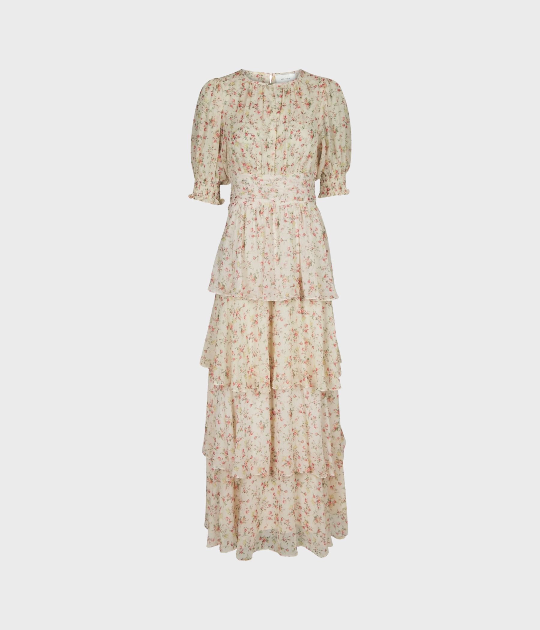 Sable Meadow Printed Dress (122 creme) - D.O. Design Only