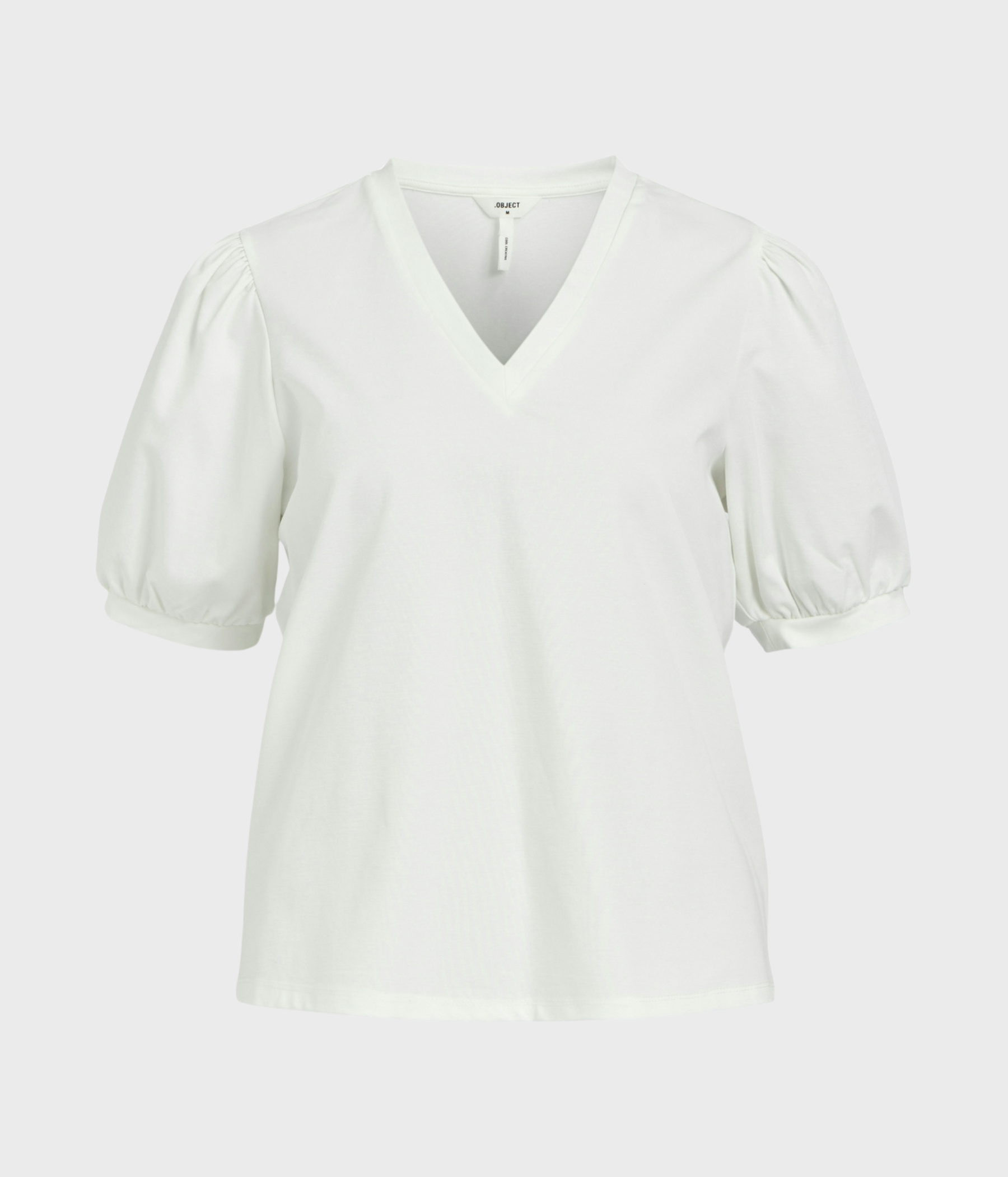 OBJCAROLINE S/S TOP NOOS (Cloud Dancer)