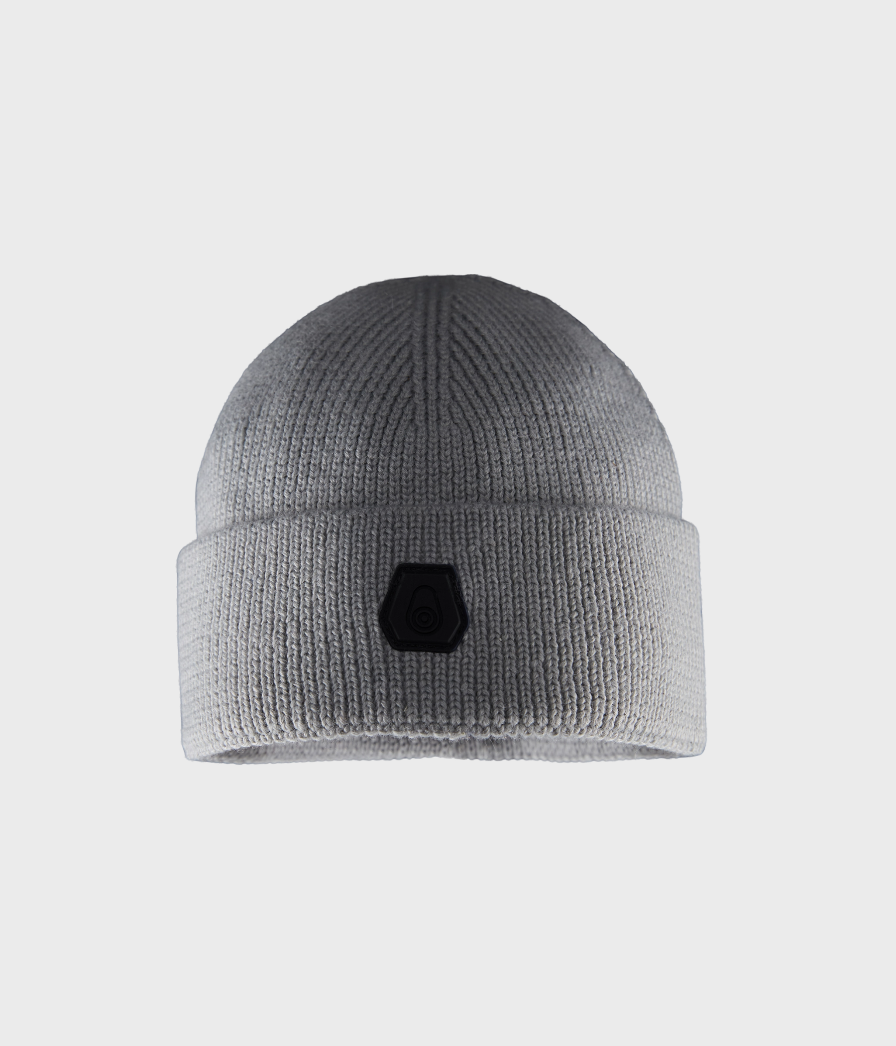 BOWMAN FOLDED WOOL BEANIE. (925 grey mel)