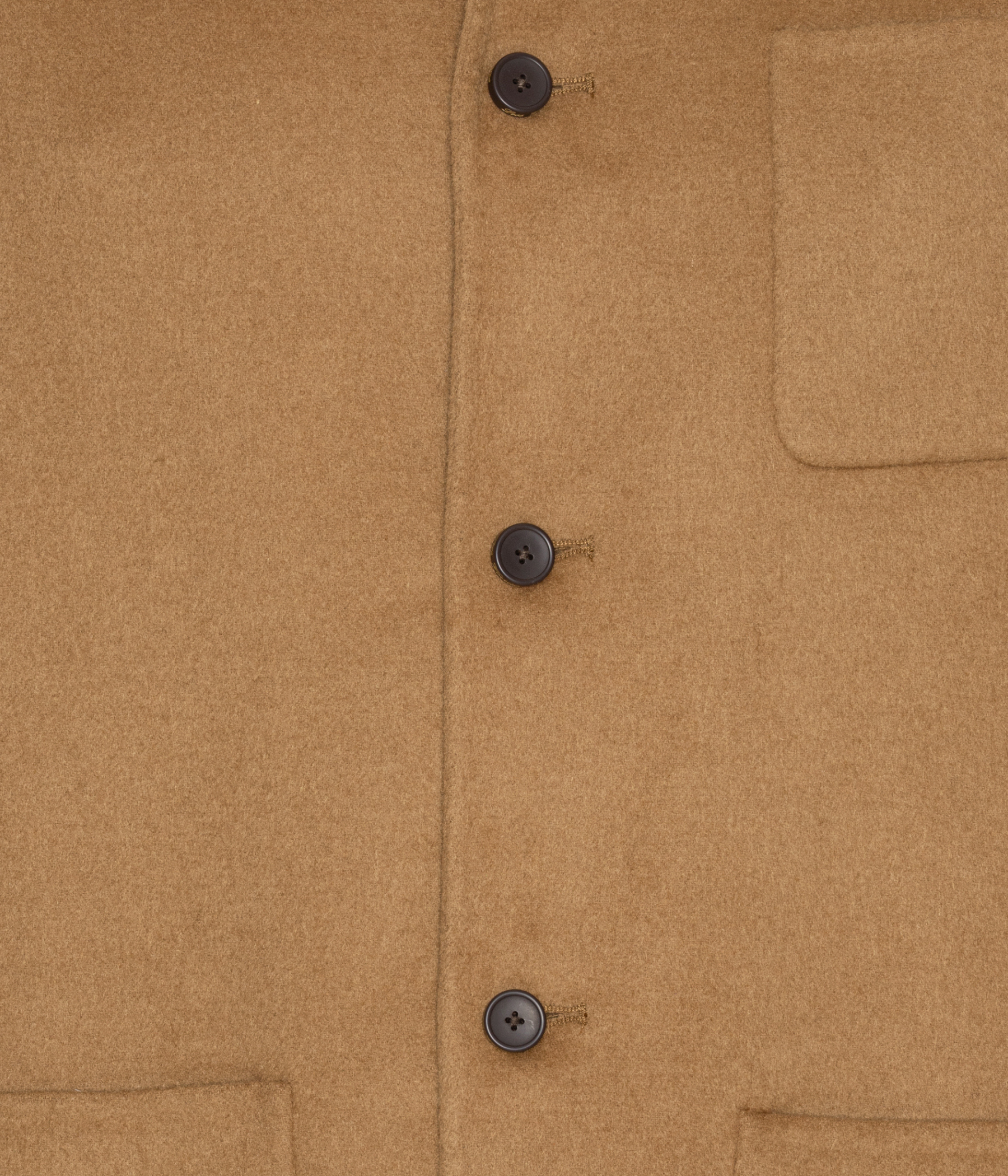 Wool Overshirt. (Camel)