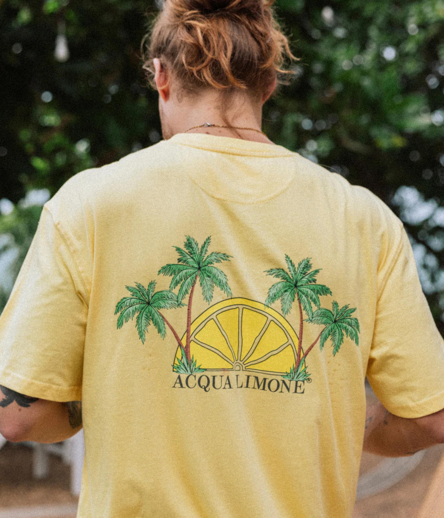 Heavy Tee Palm Tree (210 Warm Yellow)