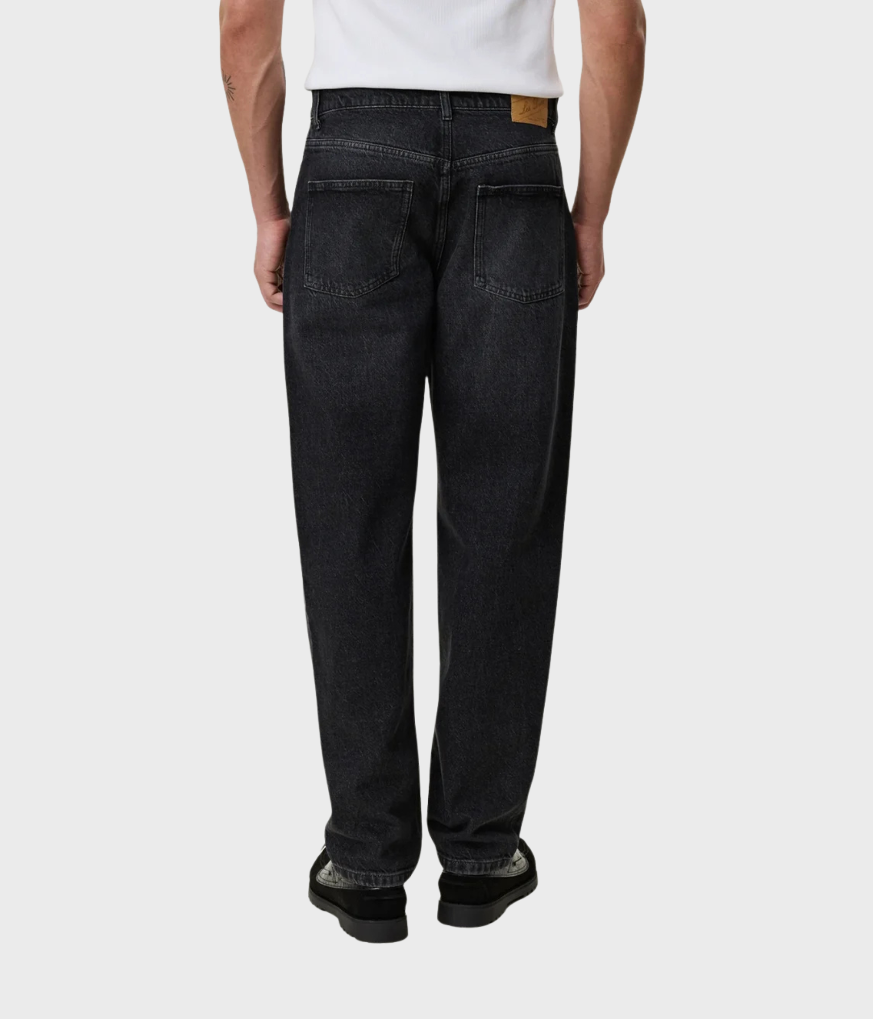 Ryder Black Washed Denim Jeans (107 Black Washed Denim "32)