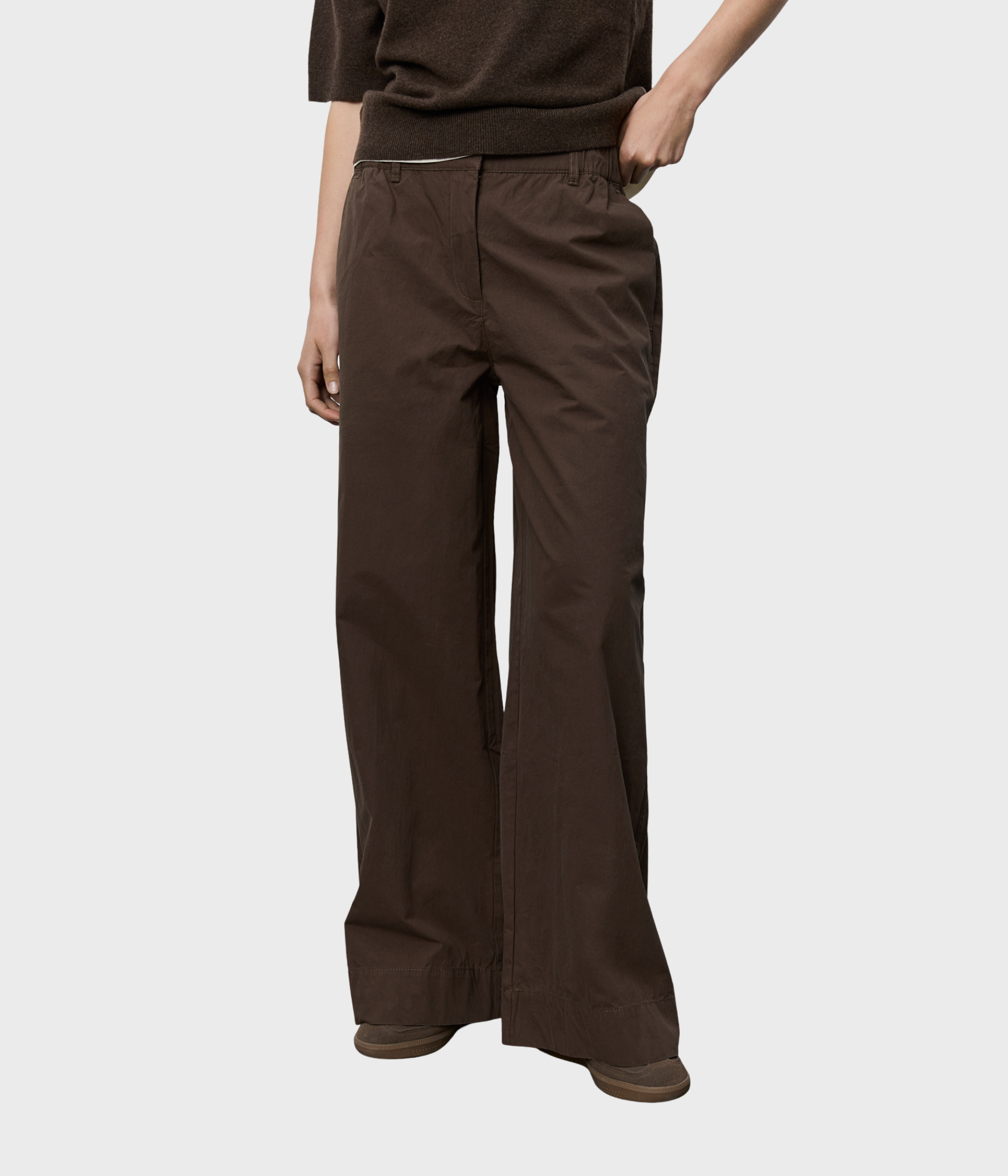 Reinesw Wide Leg Trousers (7052 Brown)