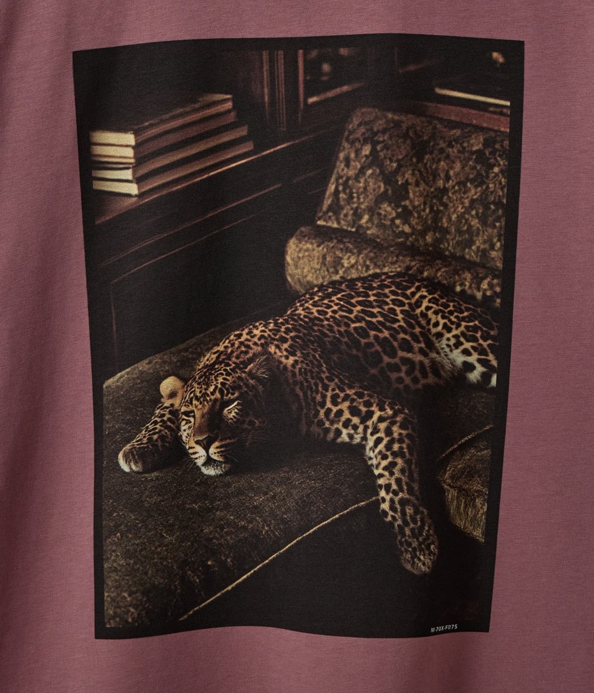 Riversw Printed Boxy T-Shirt (7172 Dusty Plum)