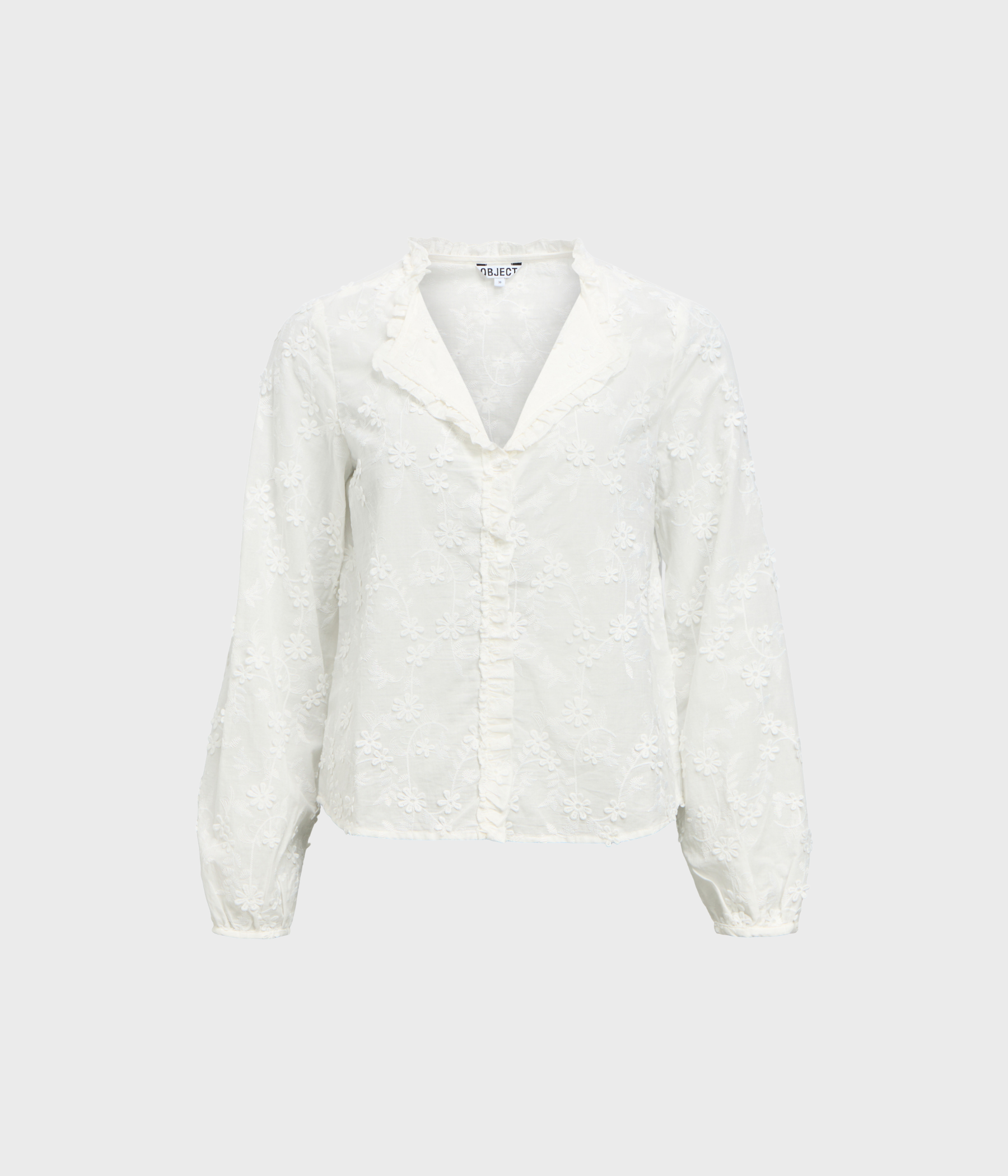 Objkarli L/S Re Shirt Noos (Cloud Dancer)