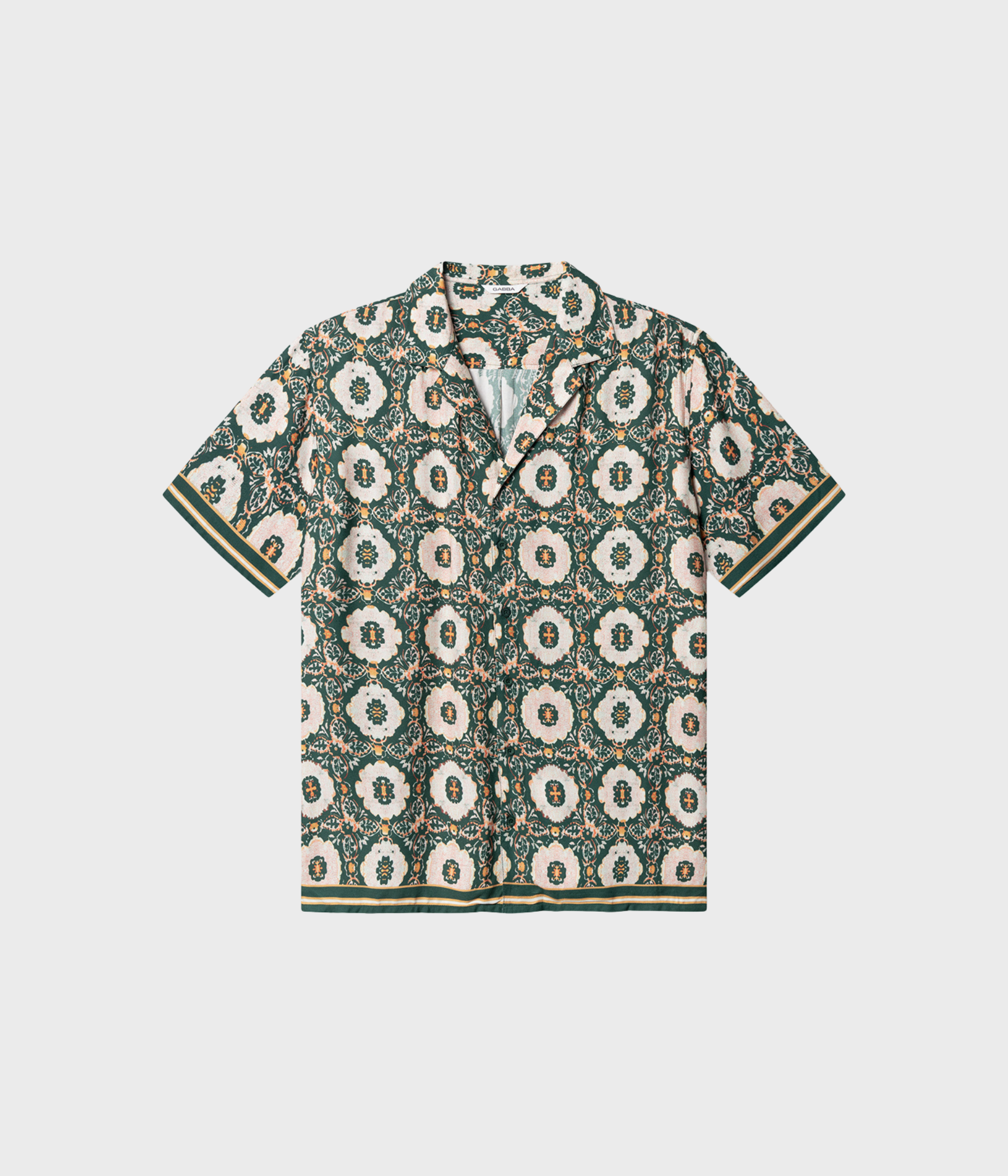 Gabsven Reg Resort Oro SS Shirt (7020 Green Pattern) - D.O. Design Only