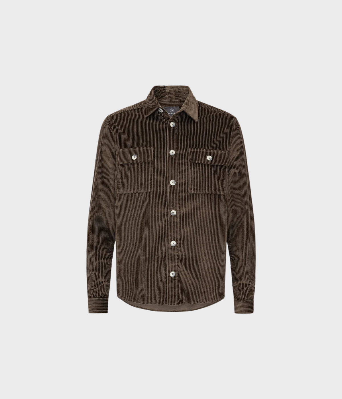 Cord Shirt. (Chocolate)