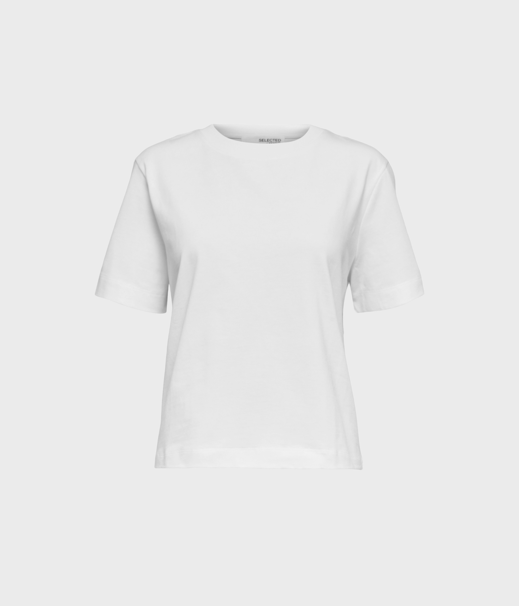 SLFESSENTIAL SS BOXY TEE NOOS (bright white) - D.O. Design Only