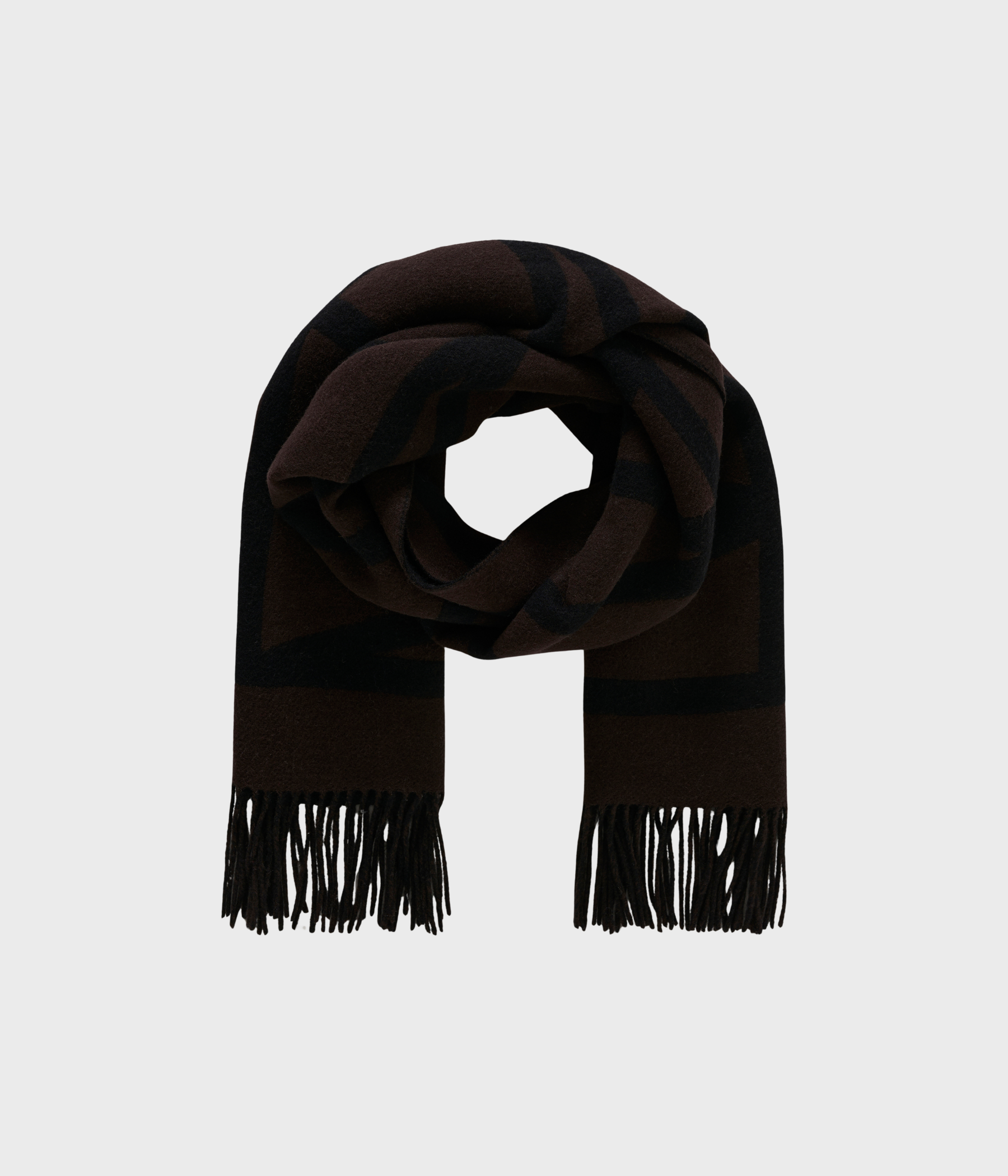Myrtheiw Logo Scarf (900013073 CHOCOLATE TORTE LOGO)