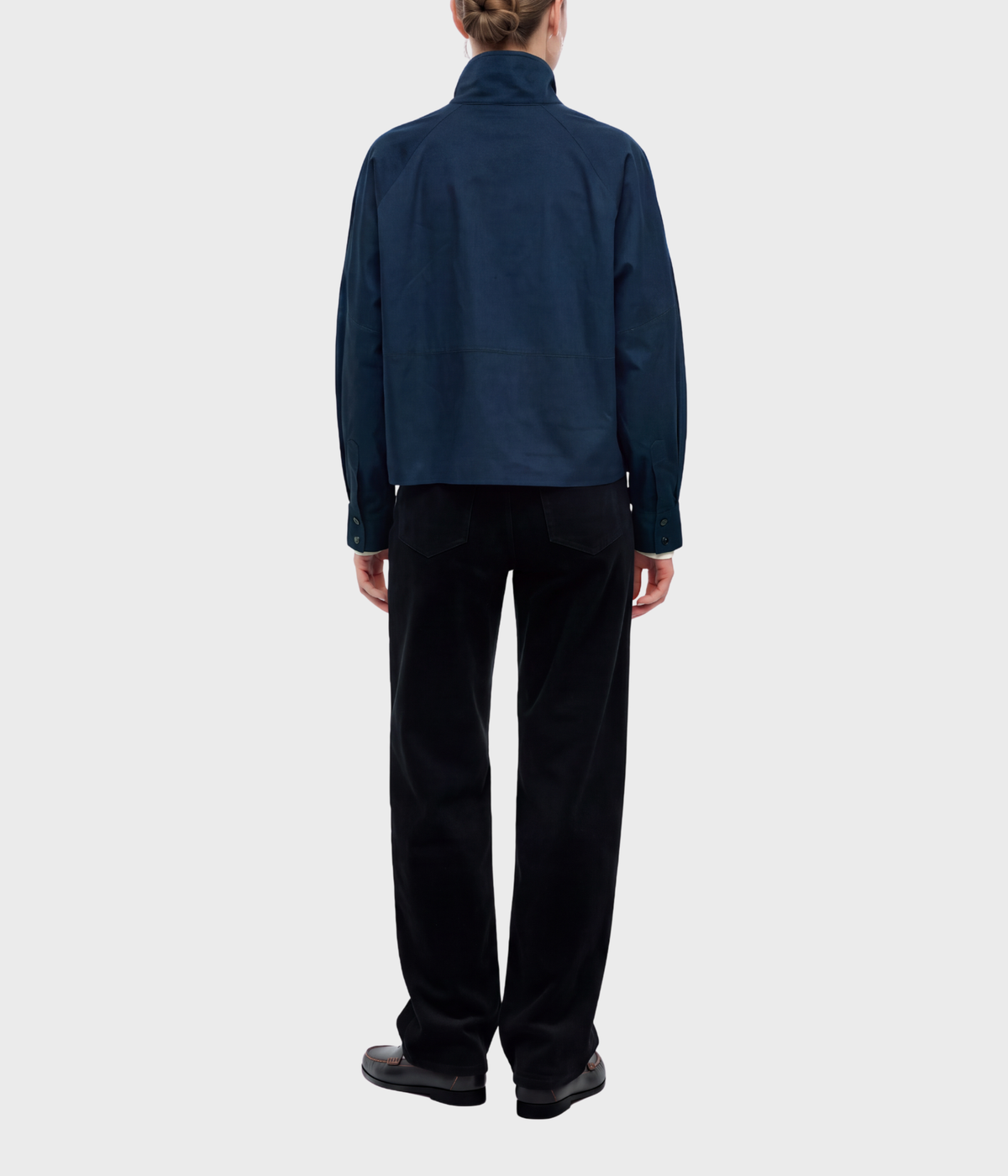 Objorbal L/S Re High Neck Shirt Noos (Sky Captain)