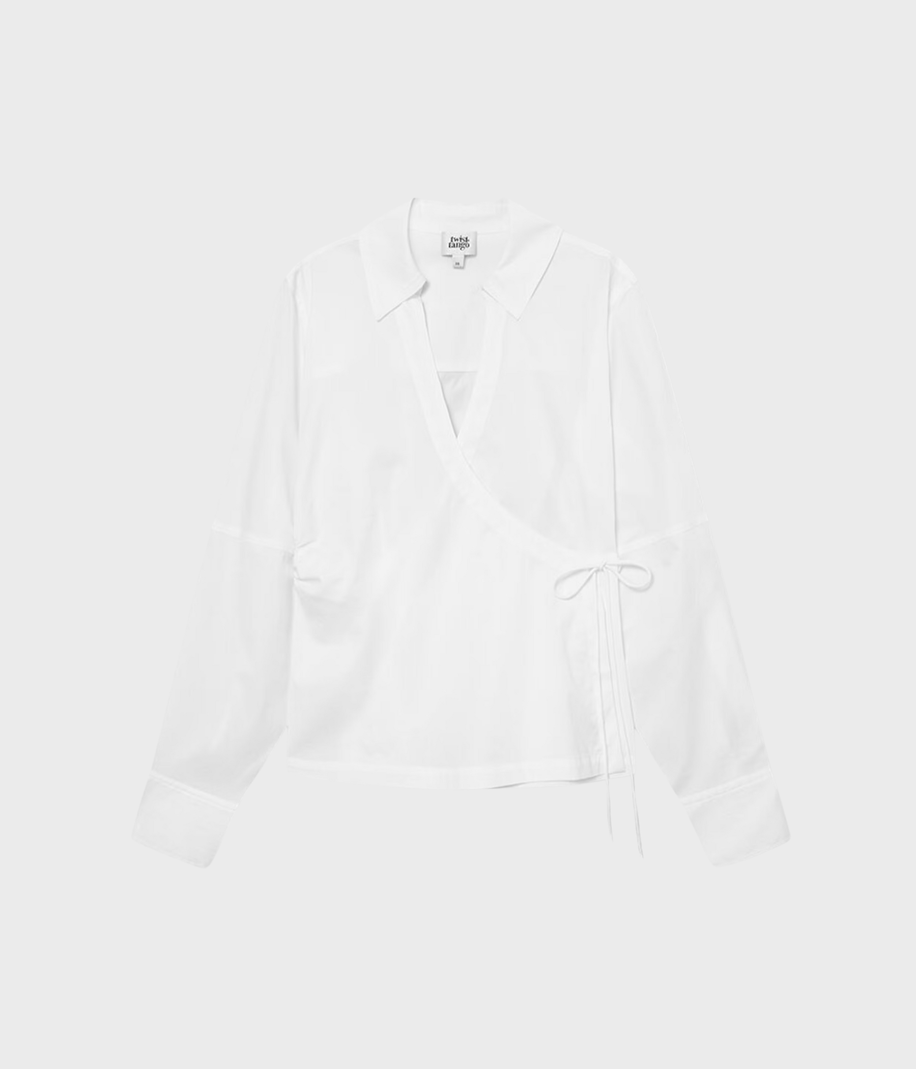 Mella Wrap Shirt (WHITE)