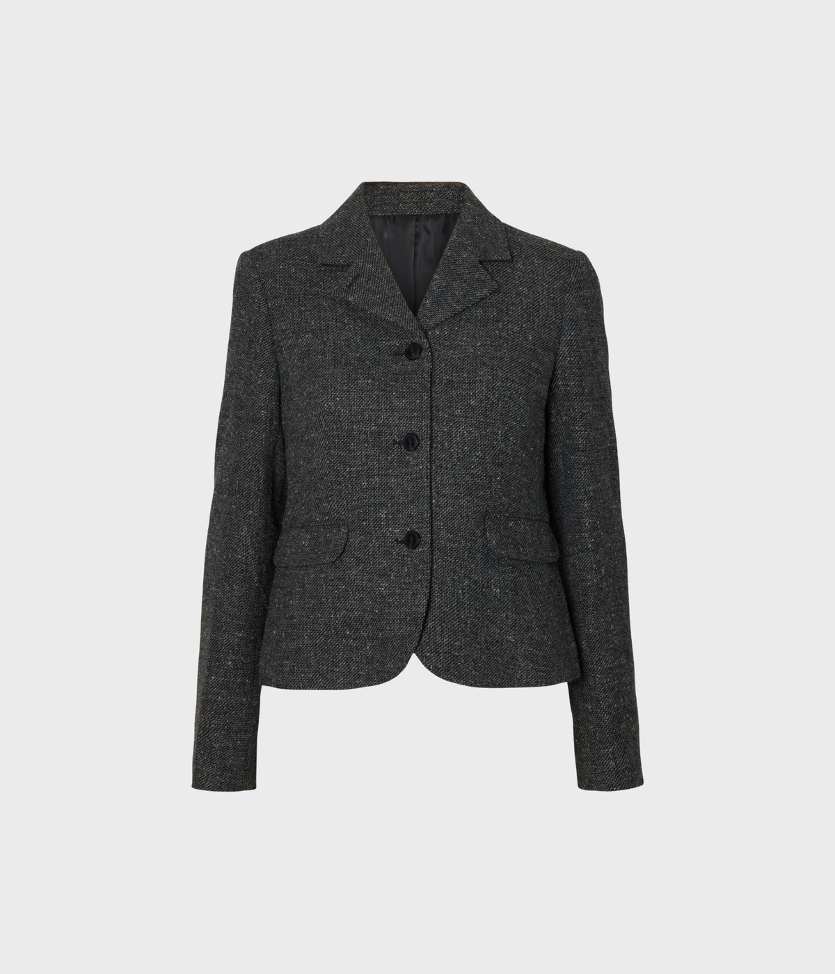 Slwfitted Clea Short Blazer (Black Detail:MULTI STRUCTURE)
