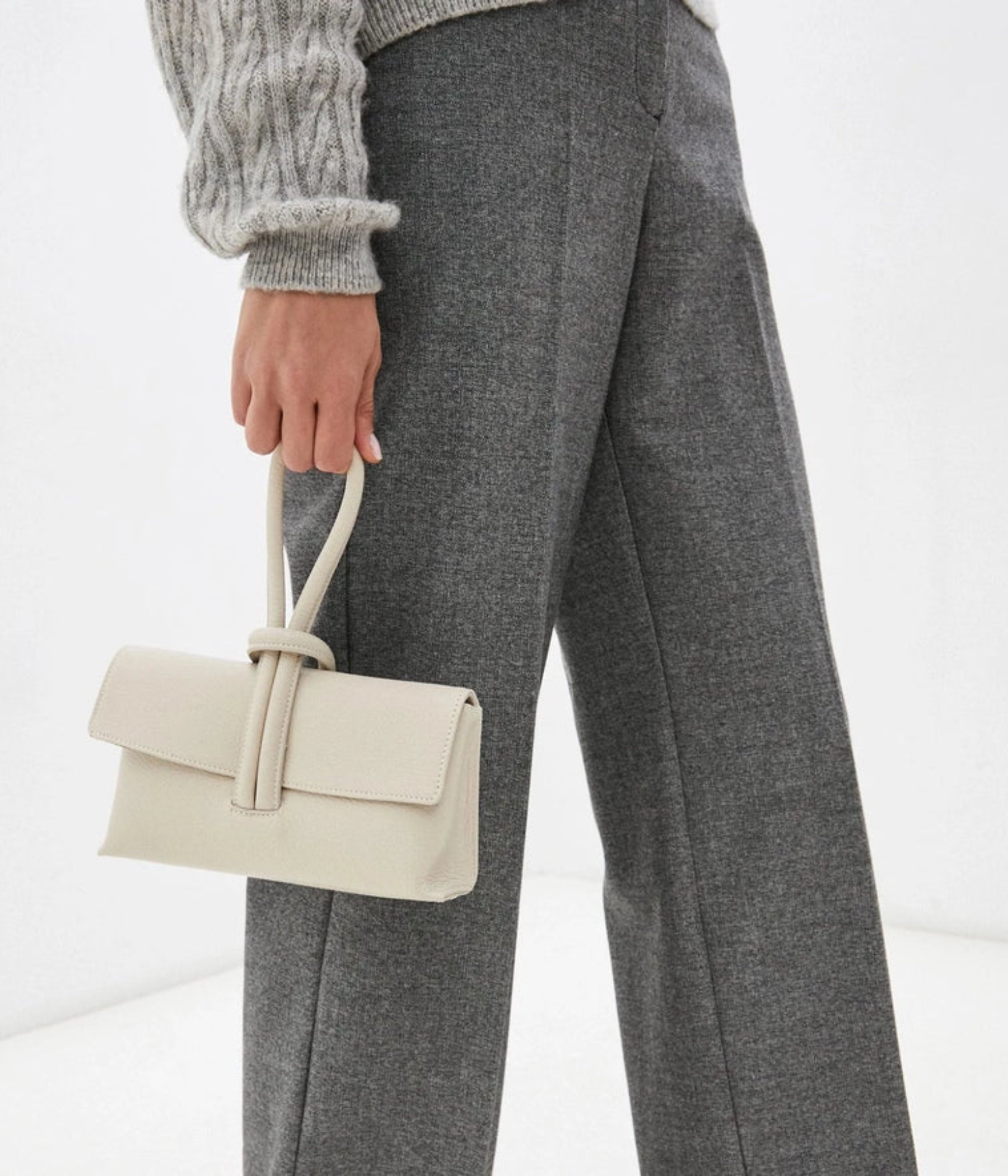 Miniväska I Läder (Beige)