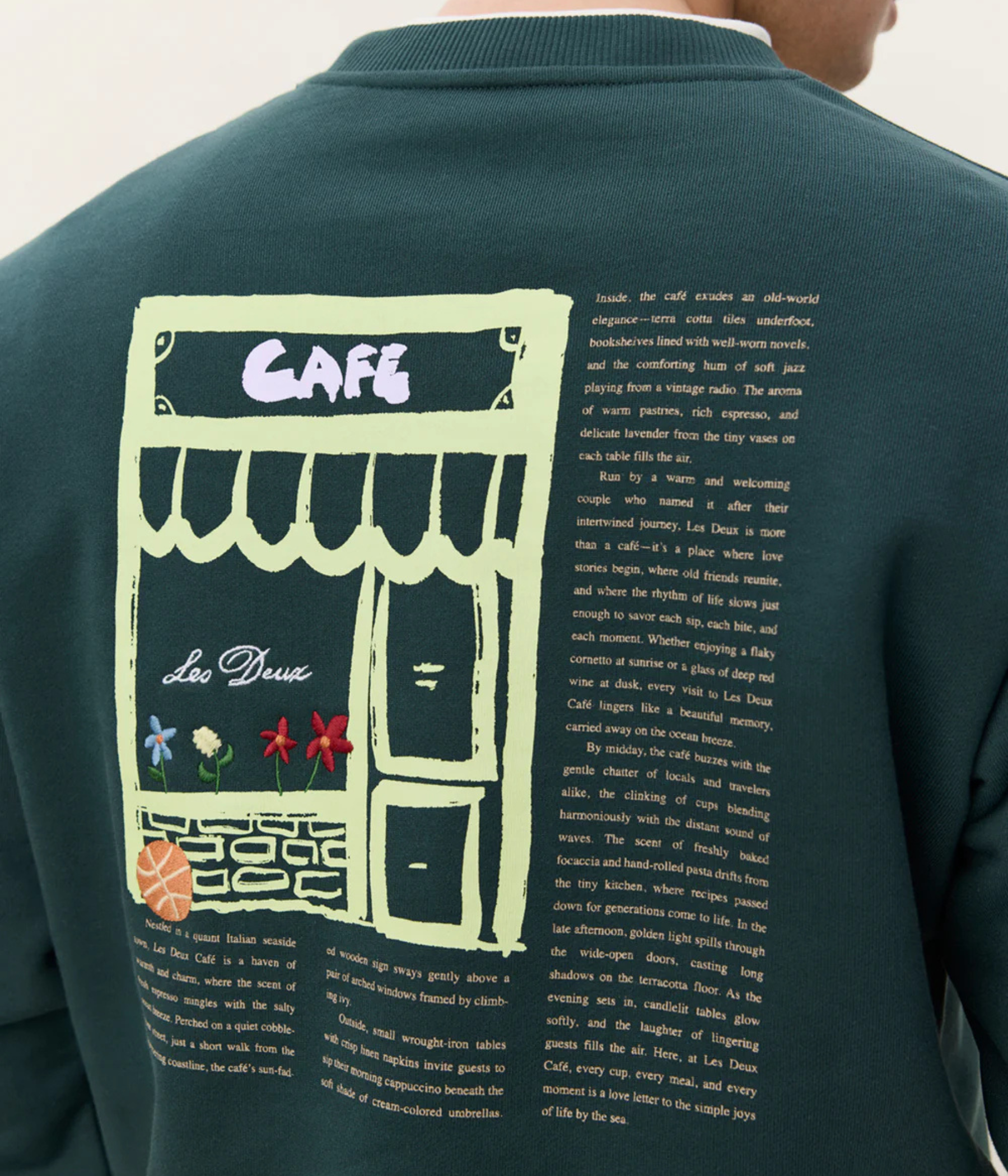 Café Sweatshirt (546 Pine Green)