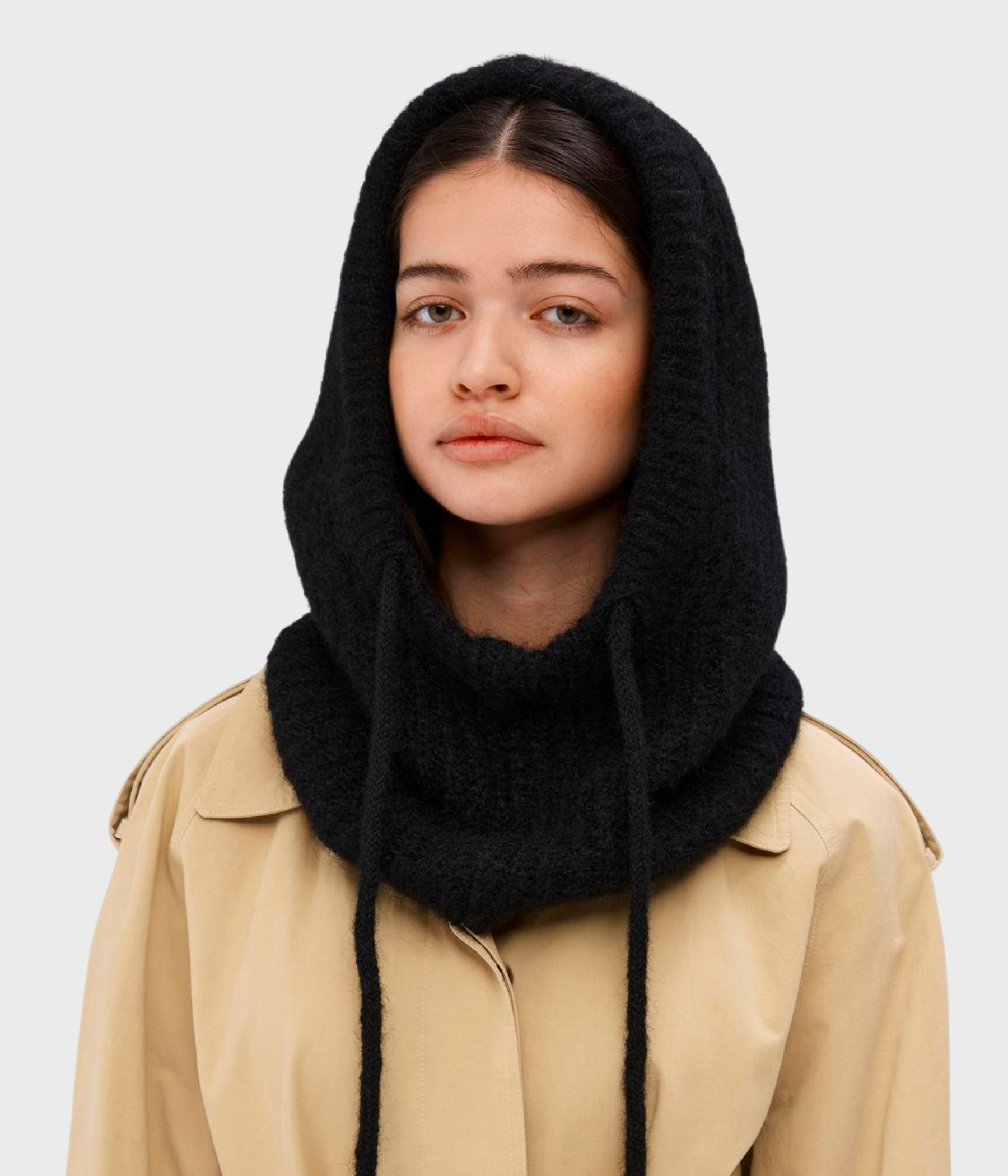 OBJMILU KNIT BALACLAVA REP (Black)