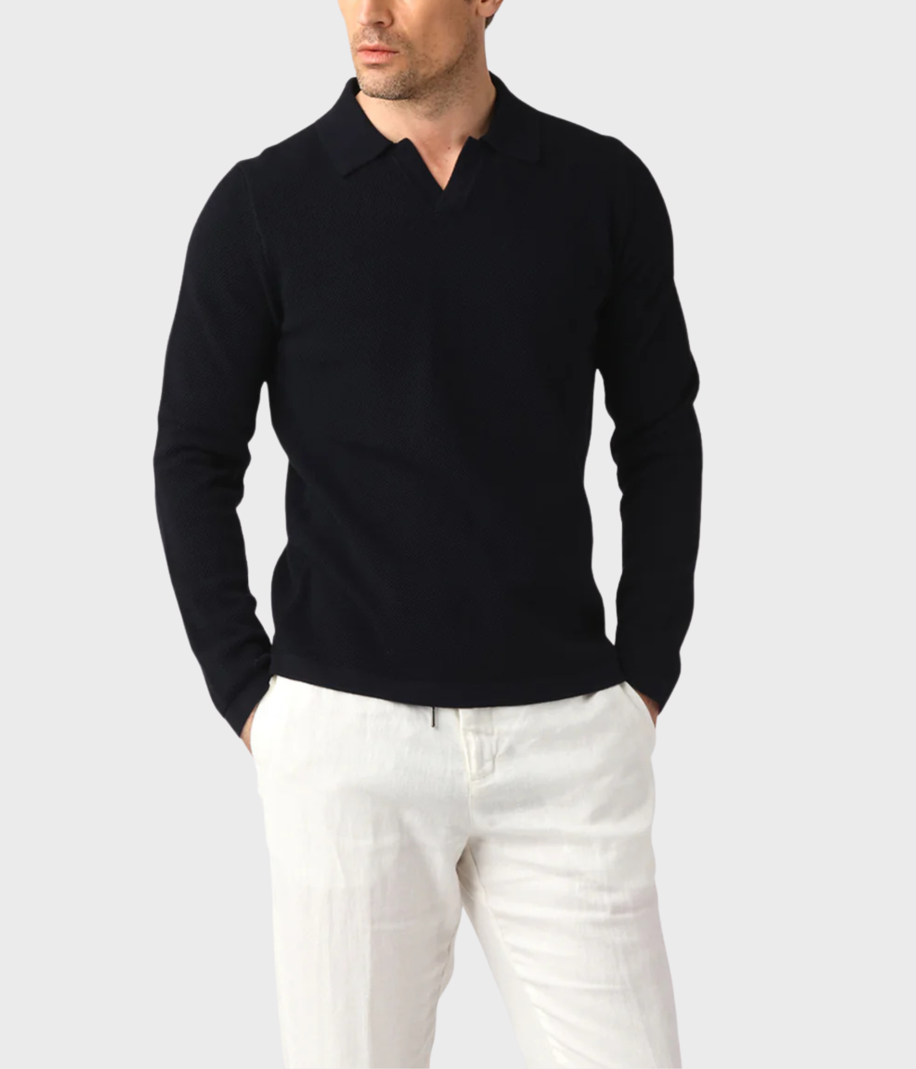 L/S Resort Sweater (Navy)