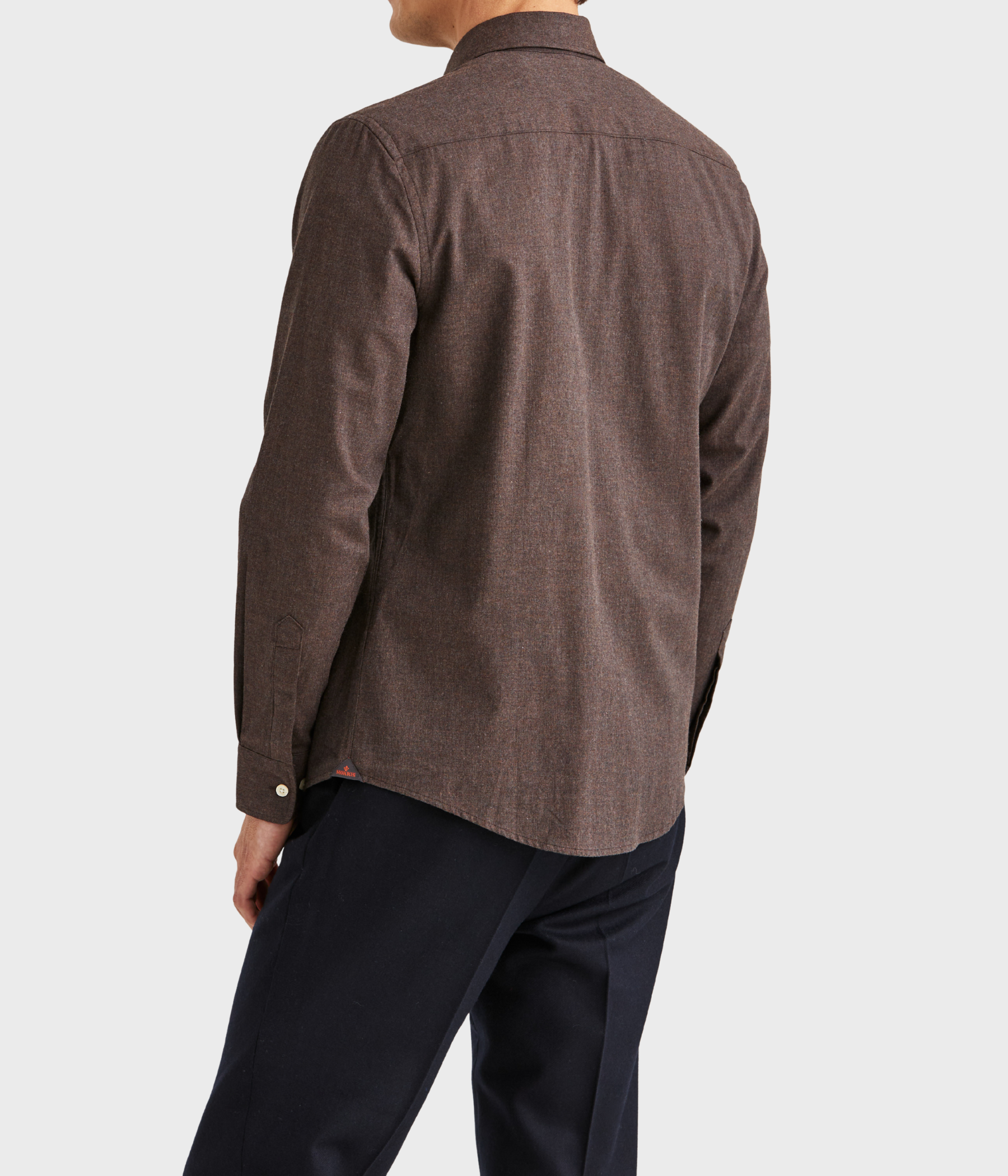 Watts Flannel Shirt-Slim Fit (80 Brown)