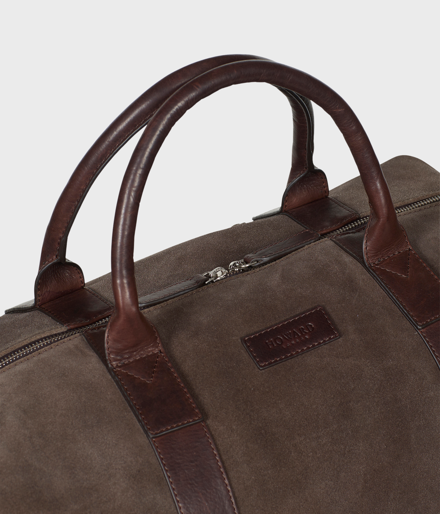Howard Suede Weekend Bag Steven (DARK BROWN)